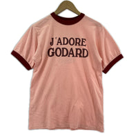 半袖Ｔシャツ Godard Haberdashery 26SS Jadore Godard Tee リンガーTee S ピンク