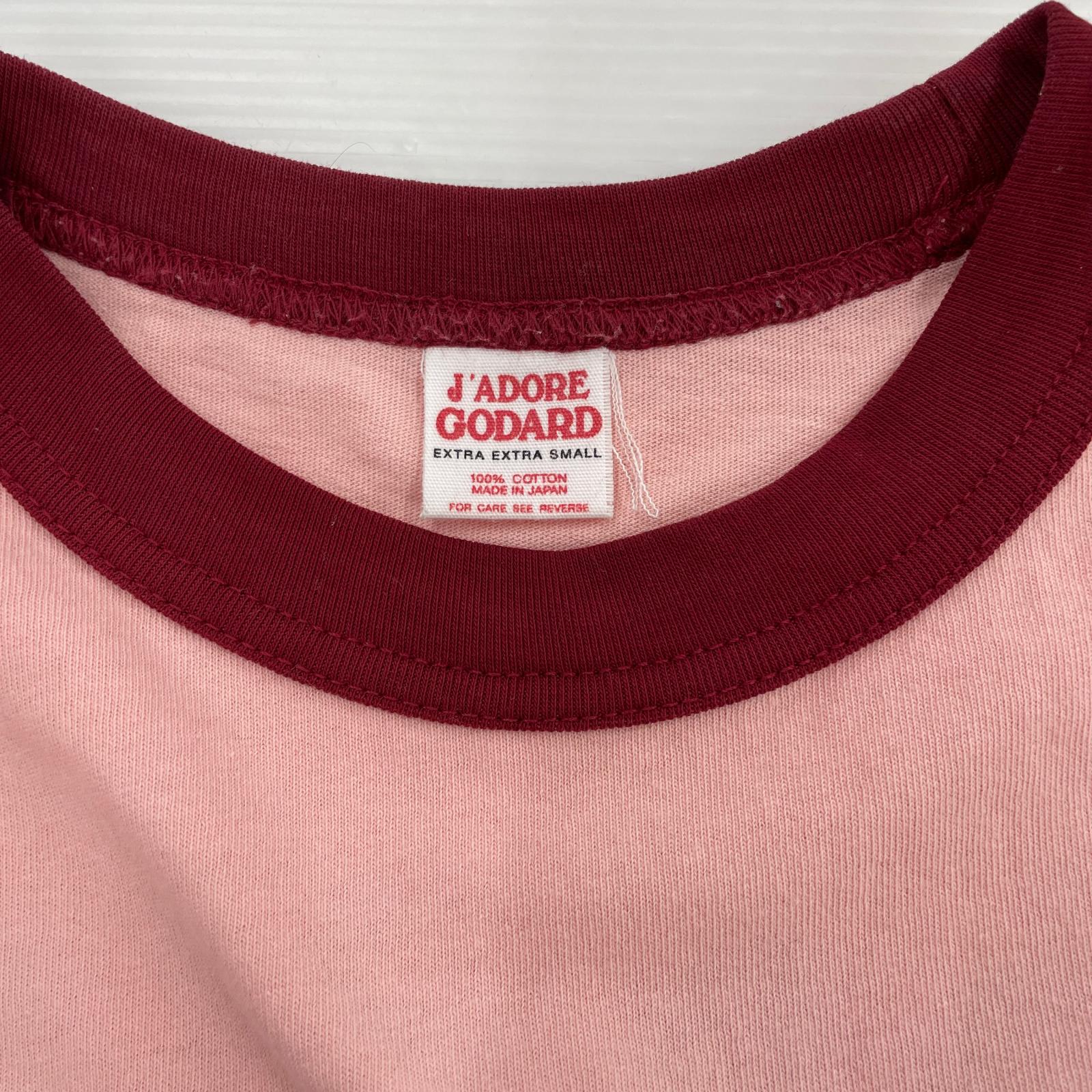 半袖Ｔシャツ Godard Haberdashery 26SS Jadore Godard Tee リンガーTee S ピンク
