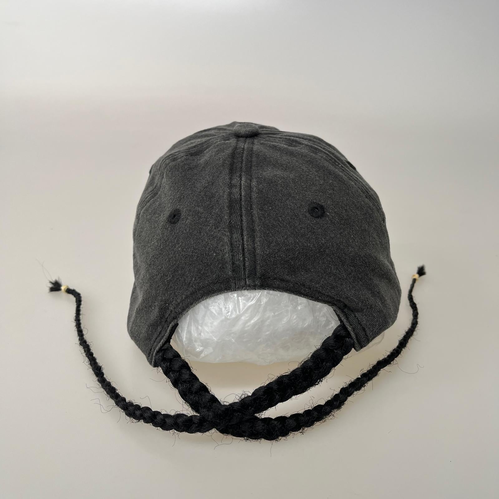キャップ Gil Hursthausen Braids Cap 三つ編み フェードキャップ ブラック ブラック
