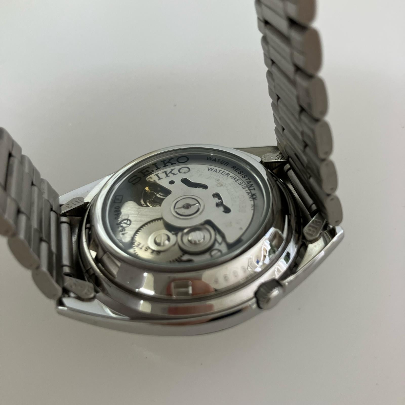 腕時計 SEIKO 5 自動巻き/白文字盤/7S26-0480 ホワイト