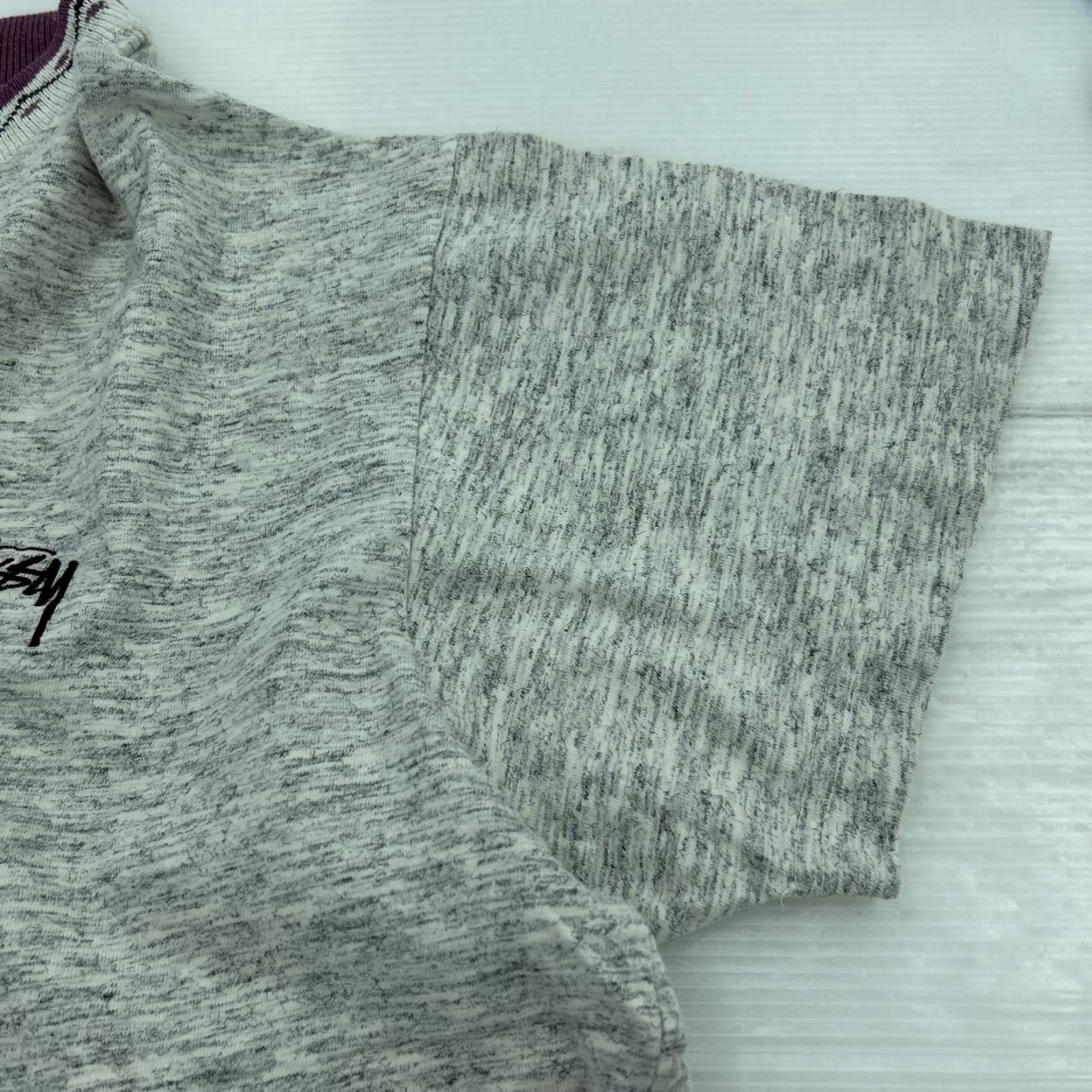 半袖Ｔシャツ 80s モックネック グレー L グレー