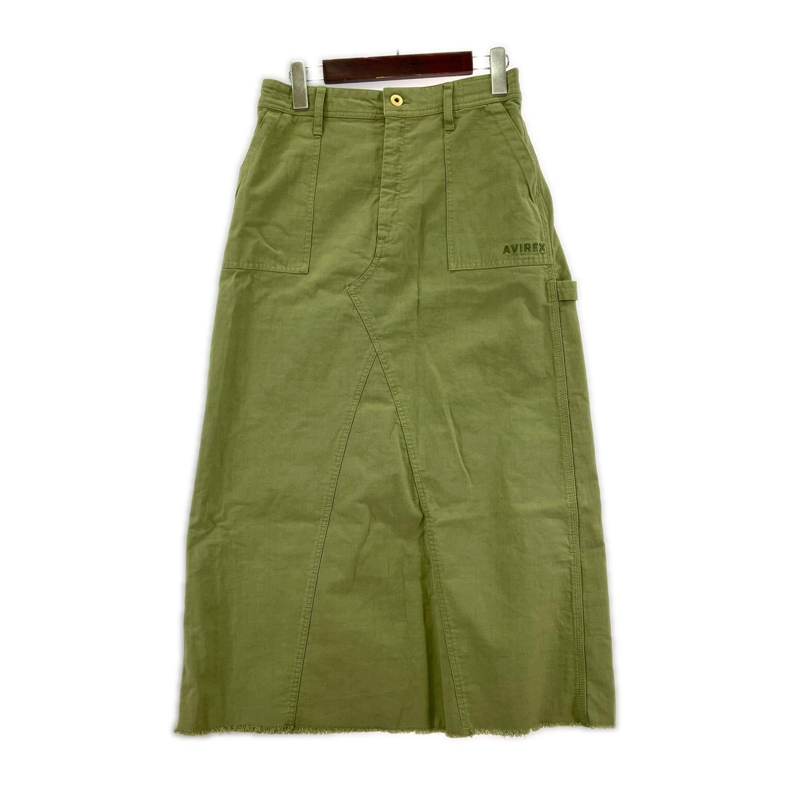 ロングスカート ×UNIVERSAL OVERALL カーキ M カーキ