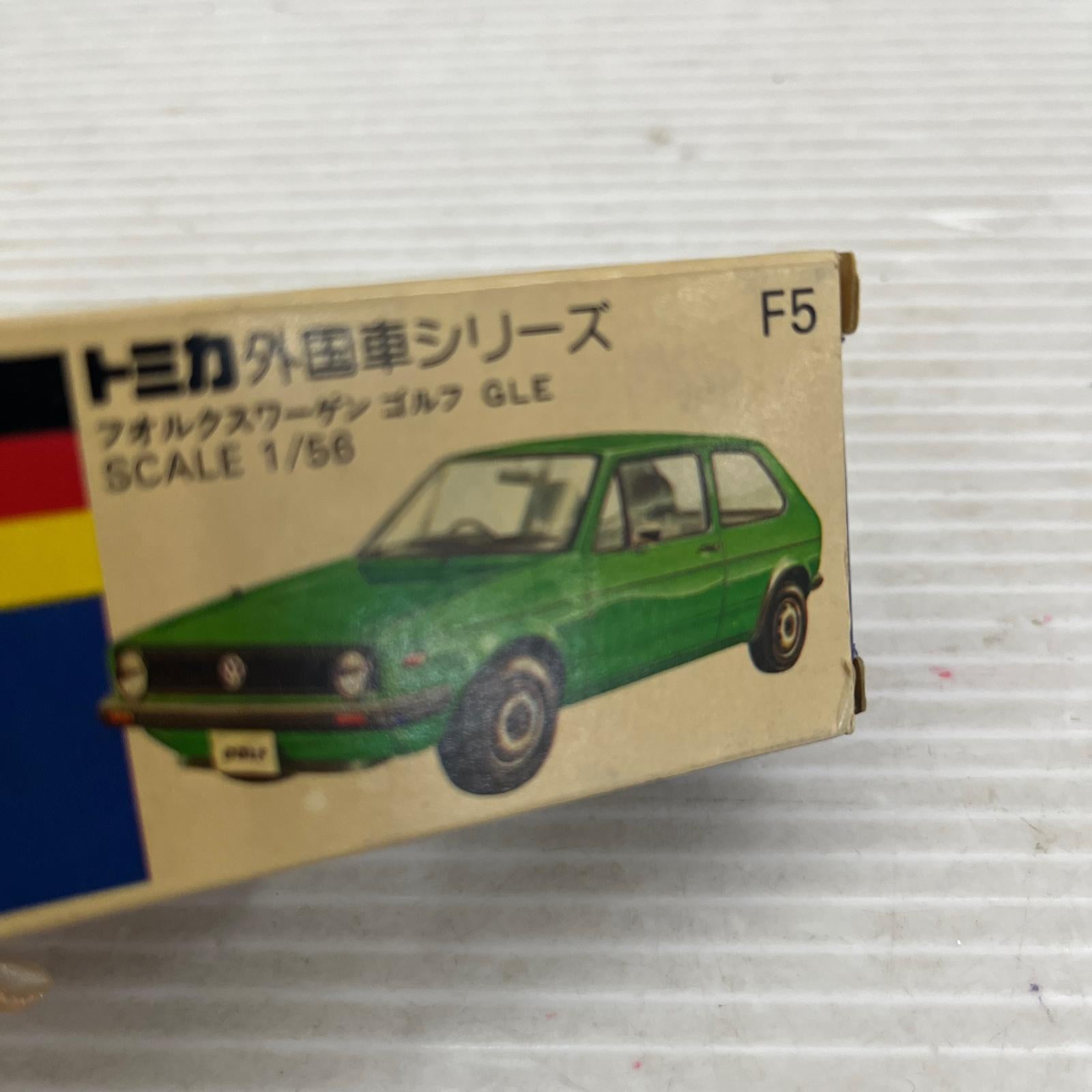 青箱 F5-2-8 フォルクスワーゲン ゴルフ GLE 青箱　F5-2-8 フォルクスワーゲン　ゴルフGLE トミカ トミカ