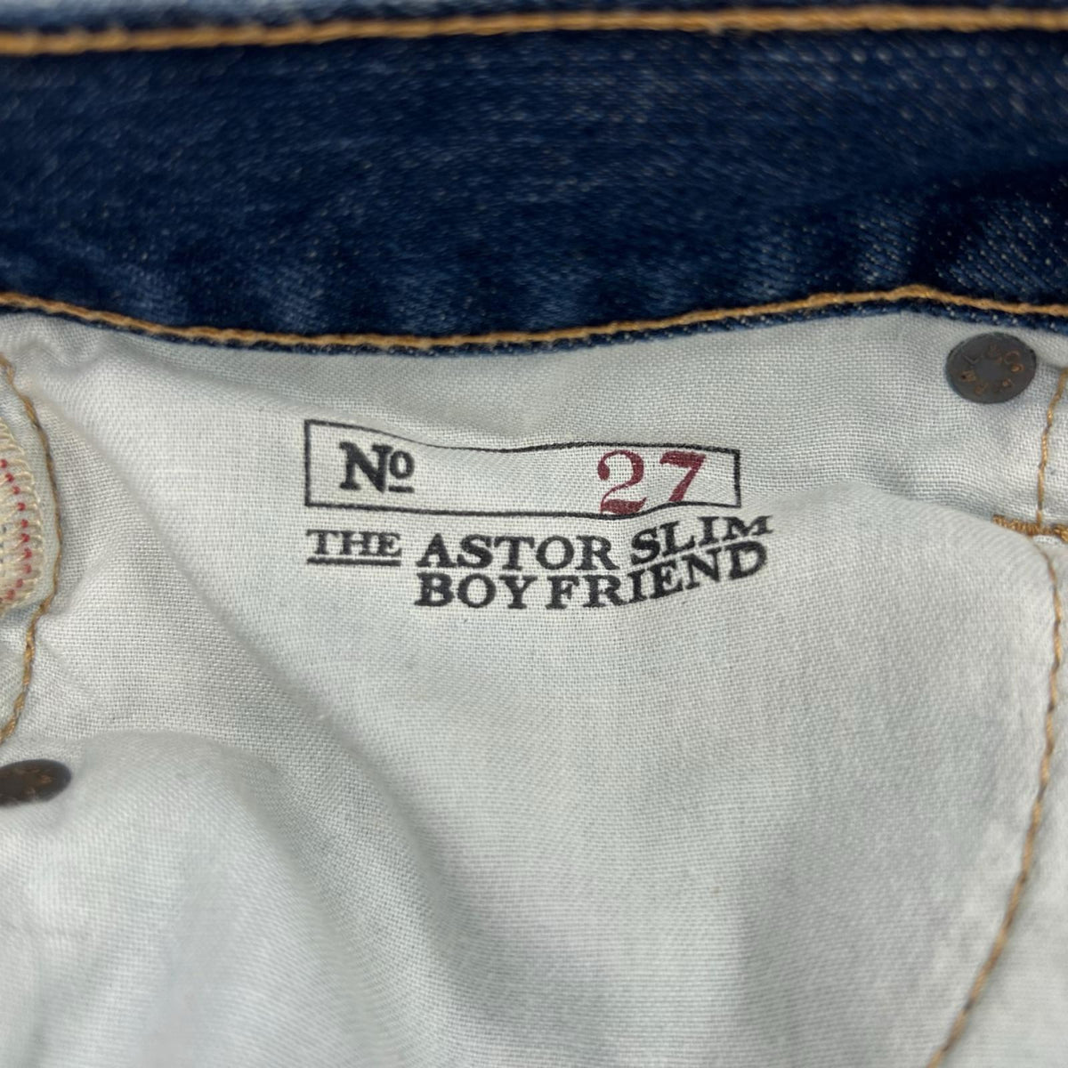 デニムパンツ 花ペイント デニムパンツ W32 27 ネイビー