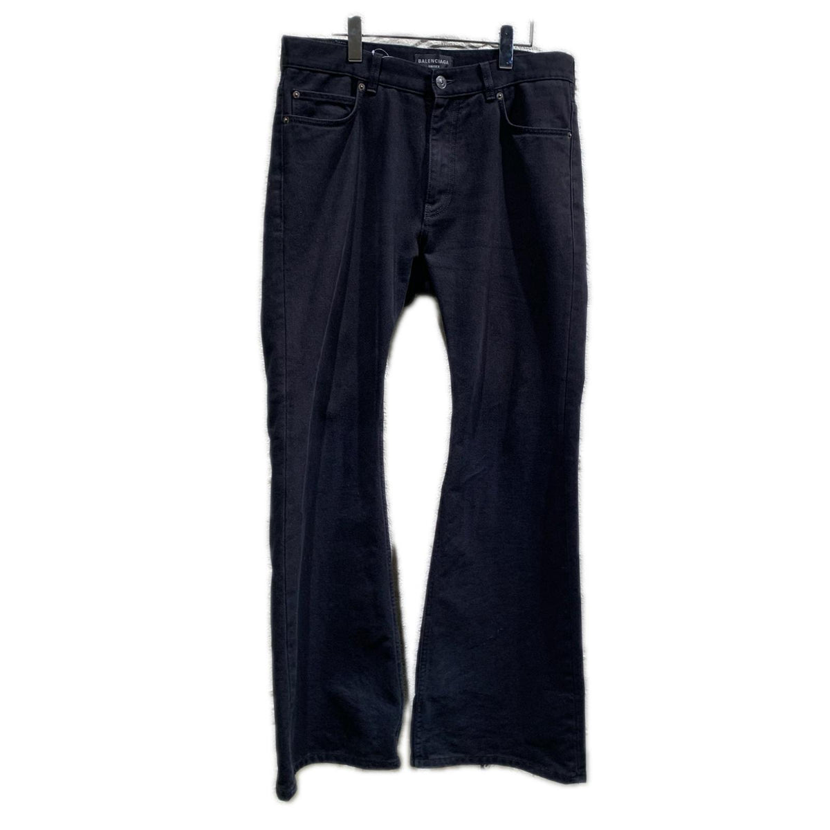 BALENCAIGA Flat Black’ Flared Cut Denim S