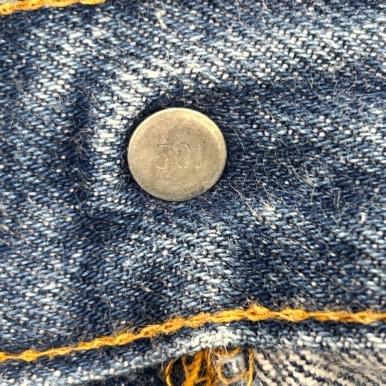 デニムパンツ 86年製造 501-0000 デニムパンツ/ハチマル後期 ブルー