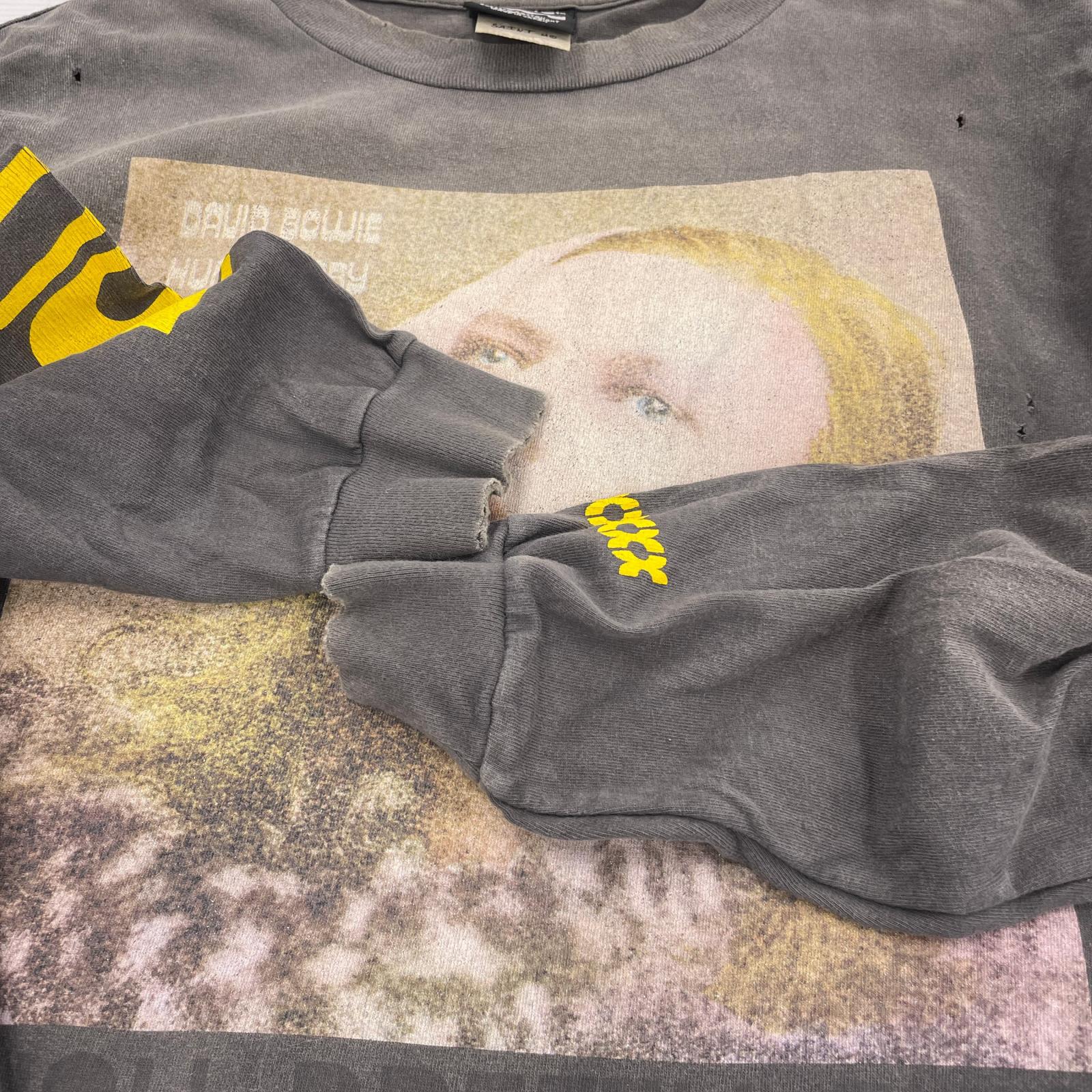 長袖Ｔシャツ 22AW David Bowie LS TEE HUNKY DORY (L) L ブラック