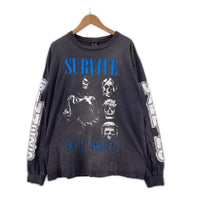 長袖Ｔシャツ 23AW LS TEE SURVIVE (L) L ブラック