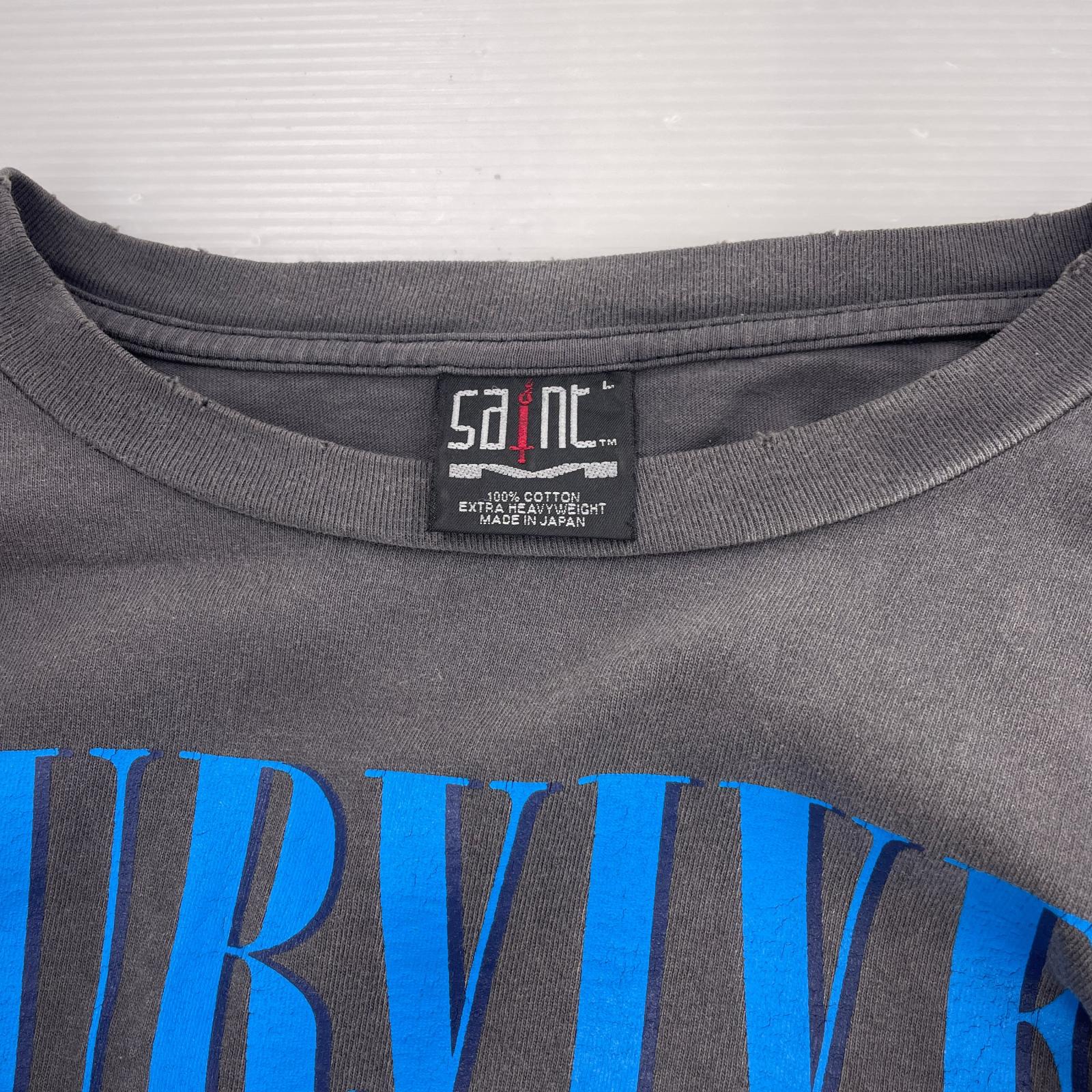 長袖Ｔシャツ 23AW LS TEE SURVIVE (L) L ブラック