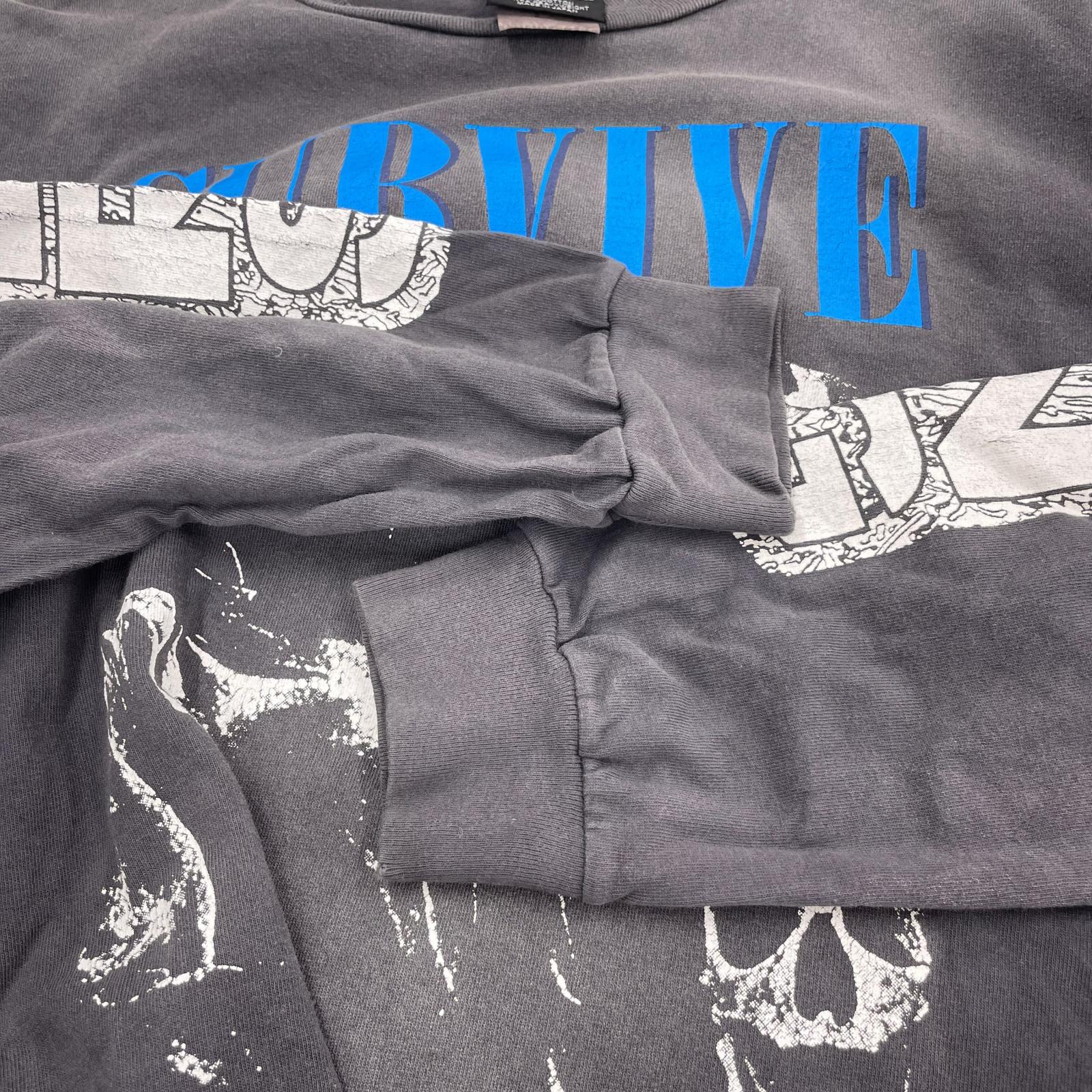 長袖Ｔシャツ 23AW LS TEE SURVIVE (L) L ブラック