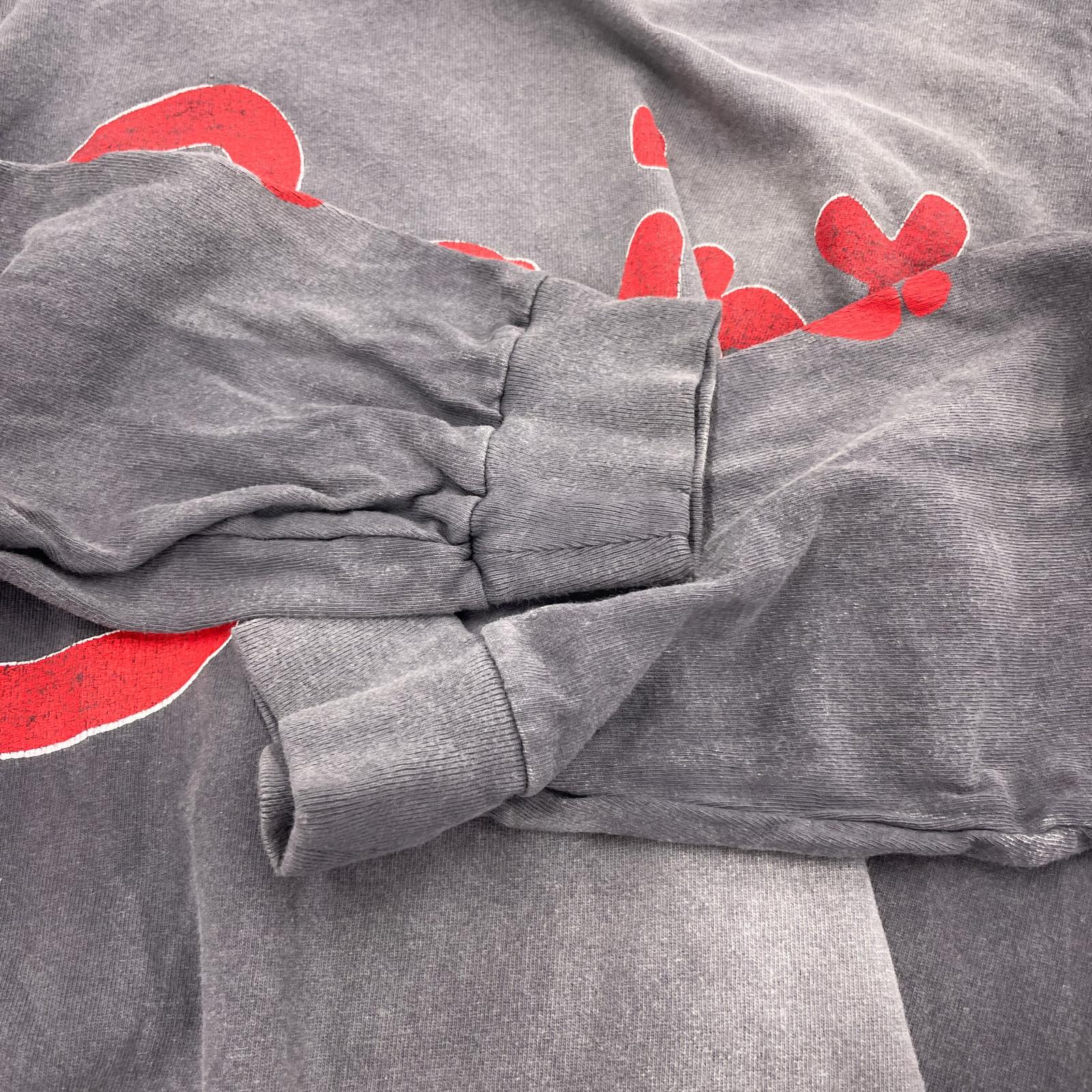長袖Ｔシャツ 23AW LS TEE FOOT PRINT (L) L ブラック