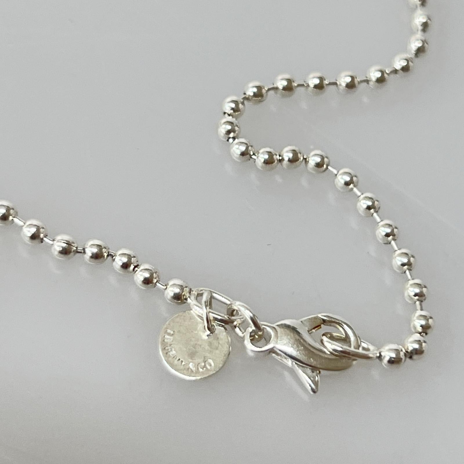 Tiffany＆Co./ドッグタグボールチェーンネックレス/2003