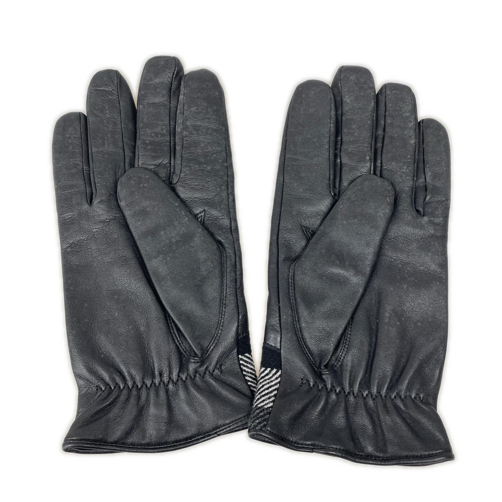 その他アクセサリー BLACK LABEL CRESTBRIDGE レザーグローブ 黒 ブラック