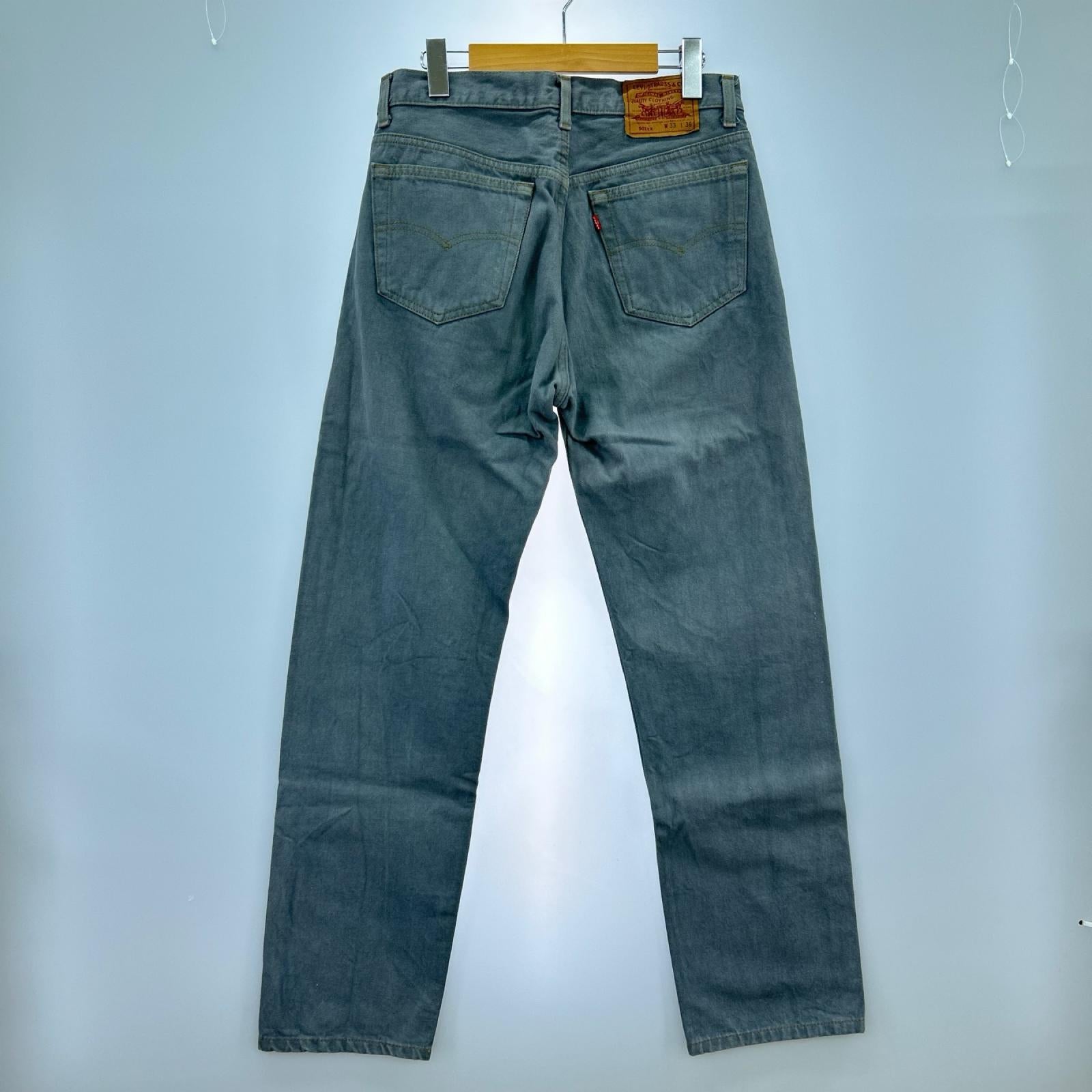 デニムパンツ Levi's 501xx 552ｻﾝｱﾝｼﾞｪﾛ工場 グレー