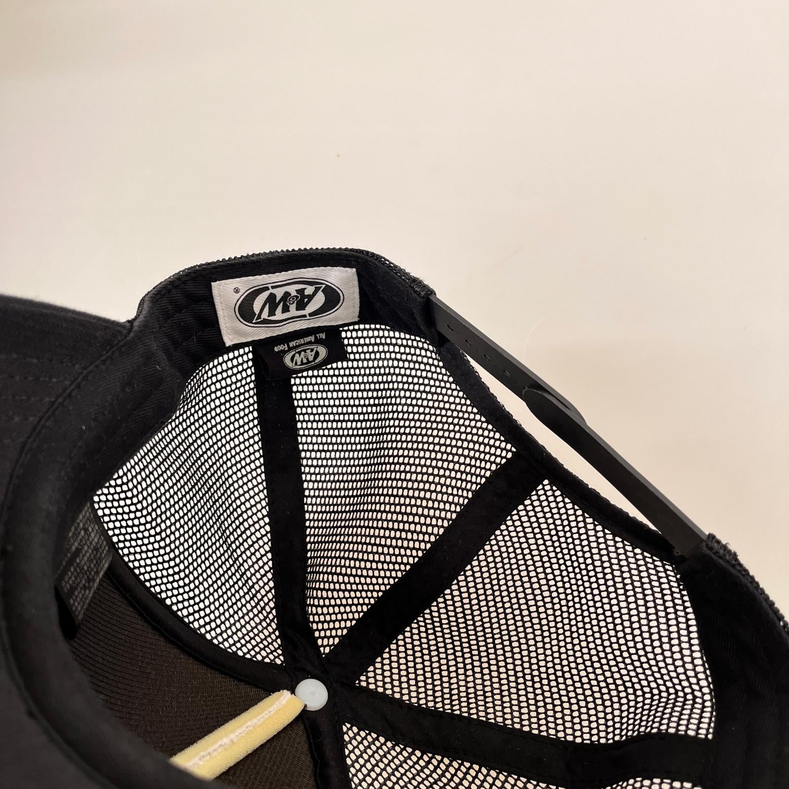 キャップ A&W メッシュキャップ フリー ブラック