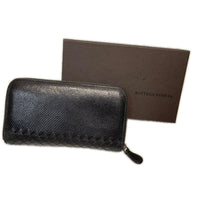 BOTTEGA VENETA カルング イントレチャート 長財布 トリマリーネ