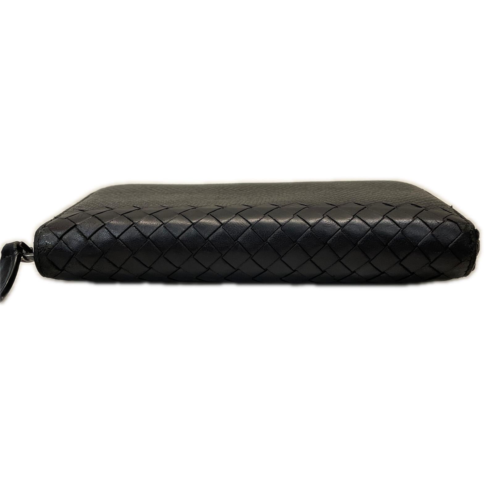 BOTTEGA VENETA カルング イントレチャート 長財布 トリマリーネ