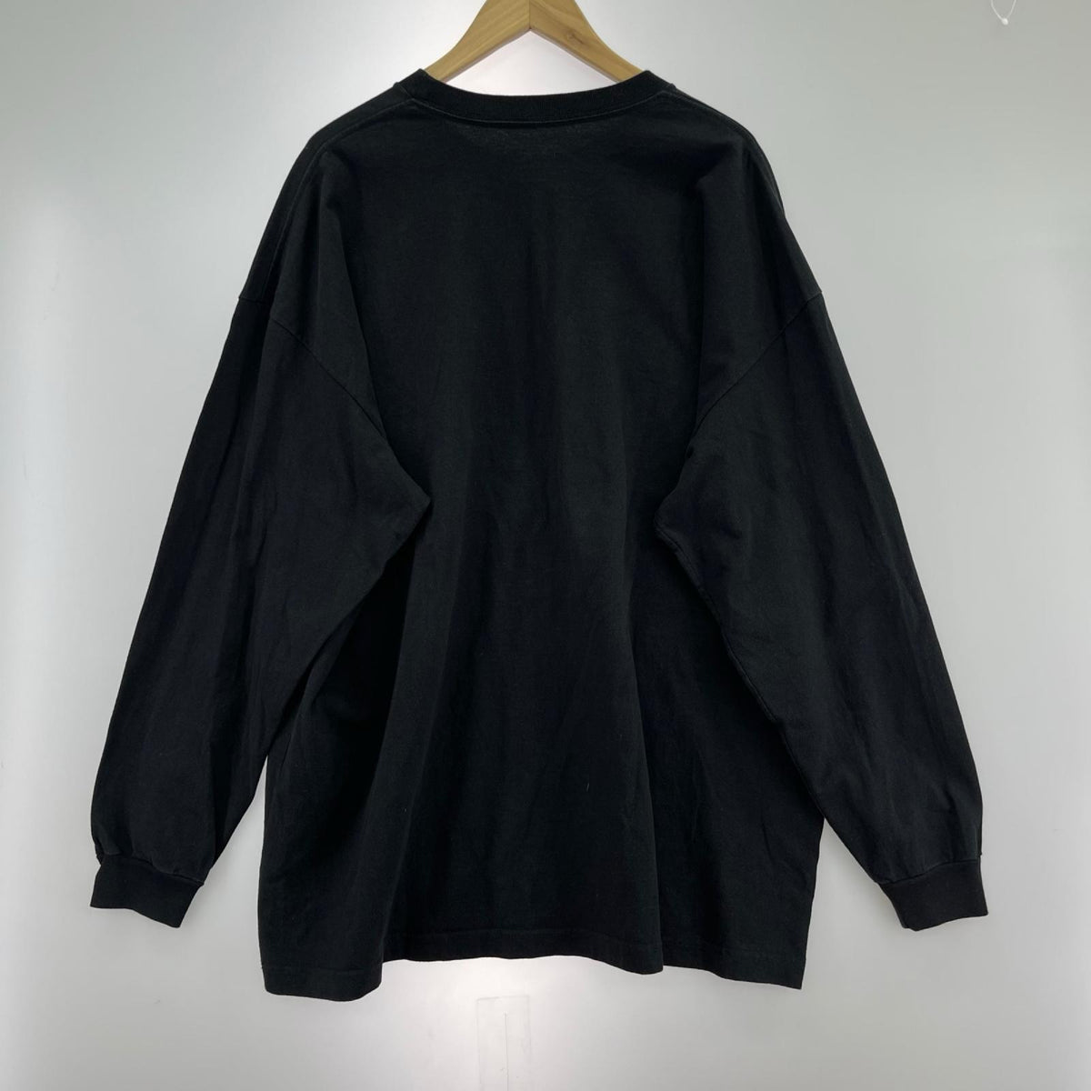 半袖Ｔシャツ ×Name. L/S ｺｯﾄﾝTee M M ブラック
