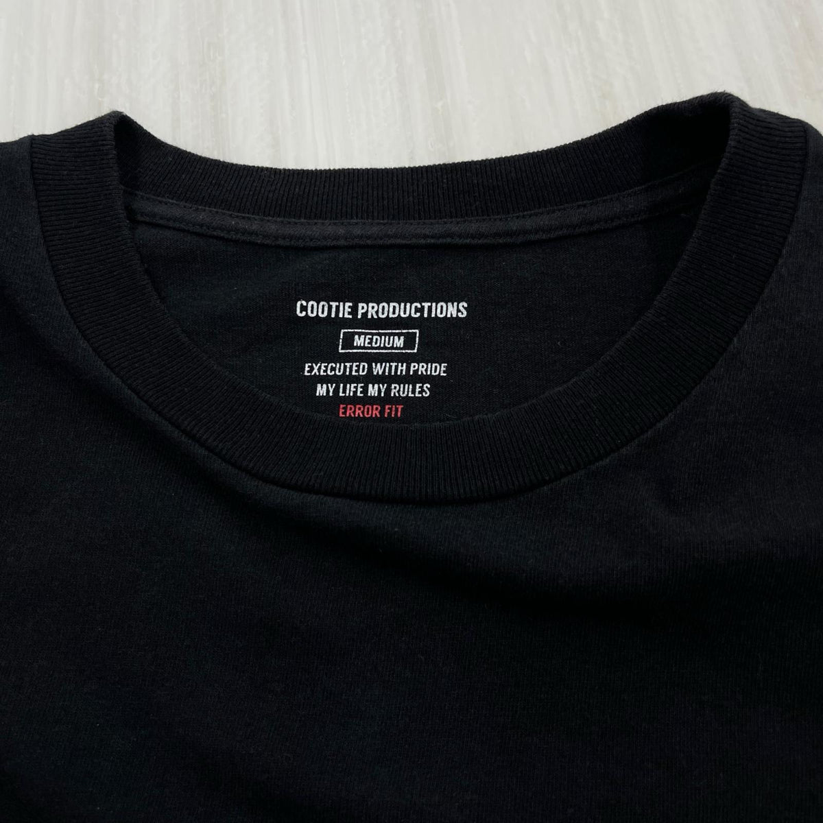 半袖Ｔシャツ ×Name. L/S ｺｯﾄﾝTee M M ブラック