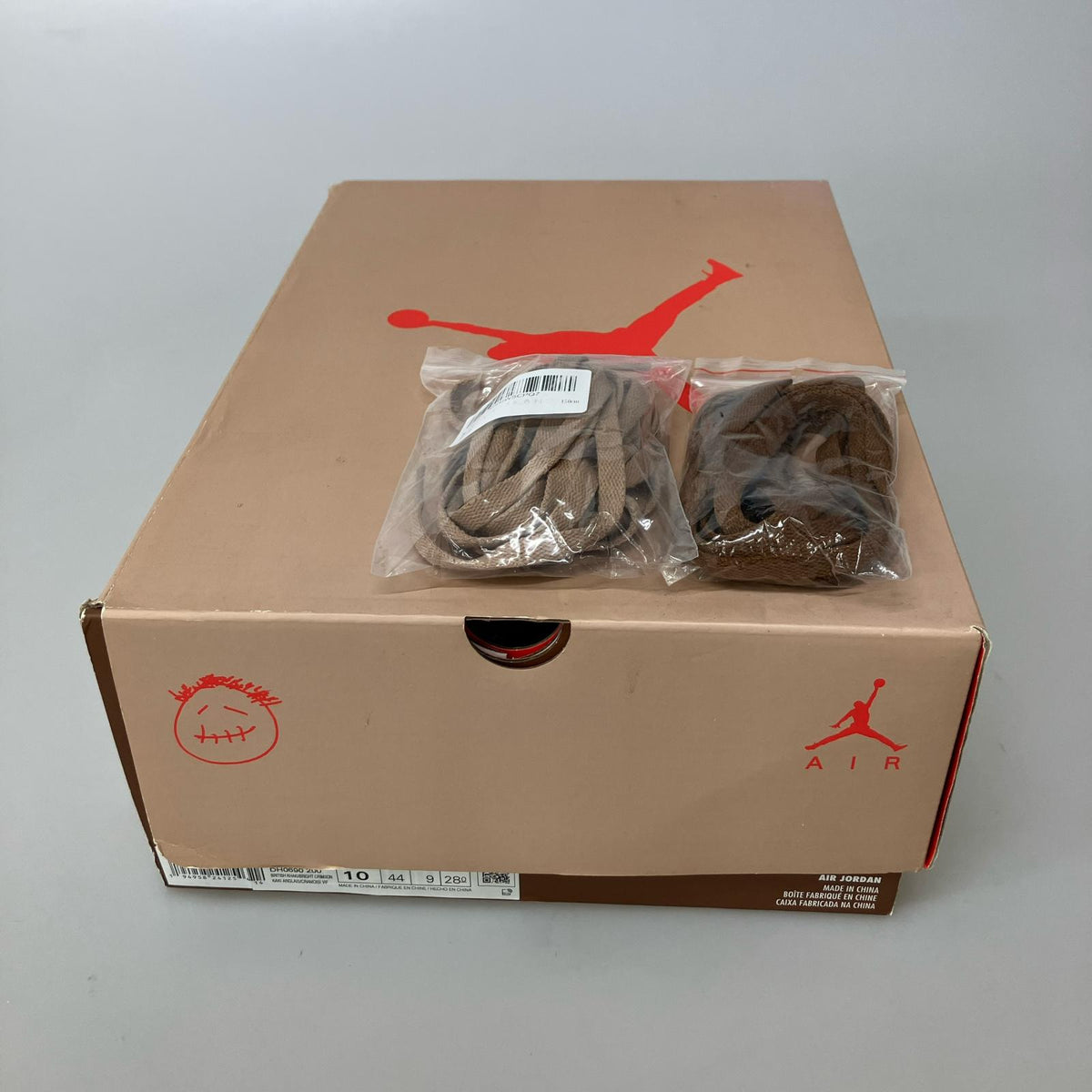 スニーカー ×Travis Scott Jordan 6 British Khaki 28cm (US10 UK9 1/2 EU46) ブラウン