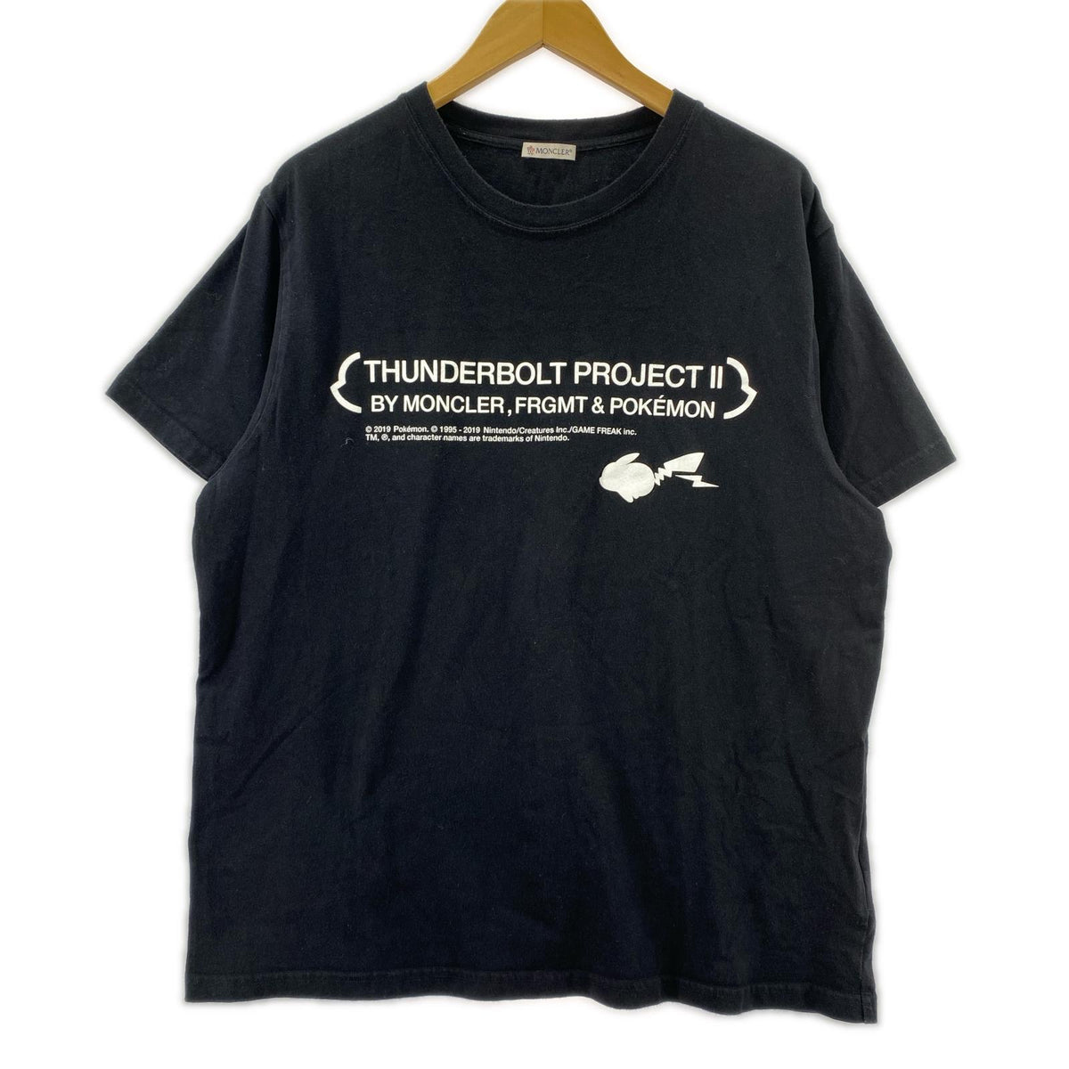 半袖Ｔシャツ FRAGMENT ポケモン ブラック ブラック