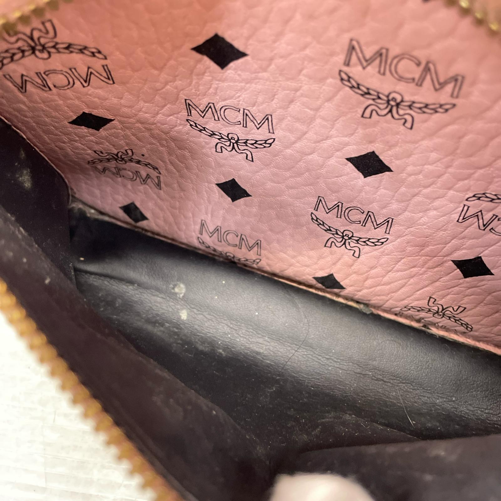 MCM サイドスタッズ スターク ヴィセトス バックパック ピンク