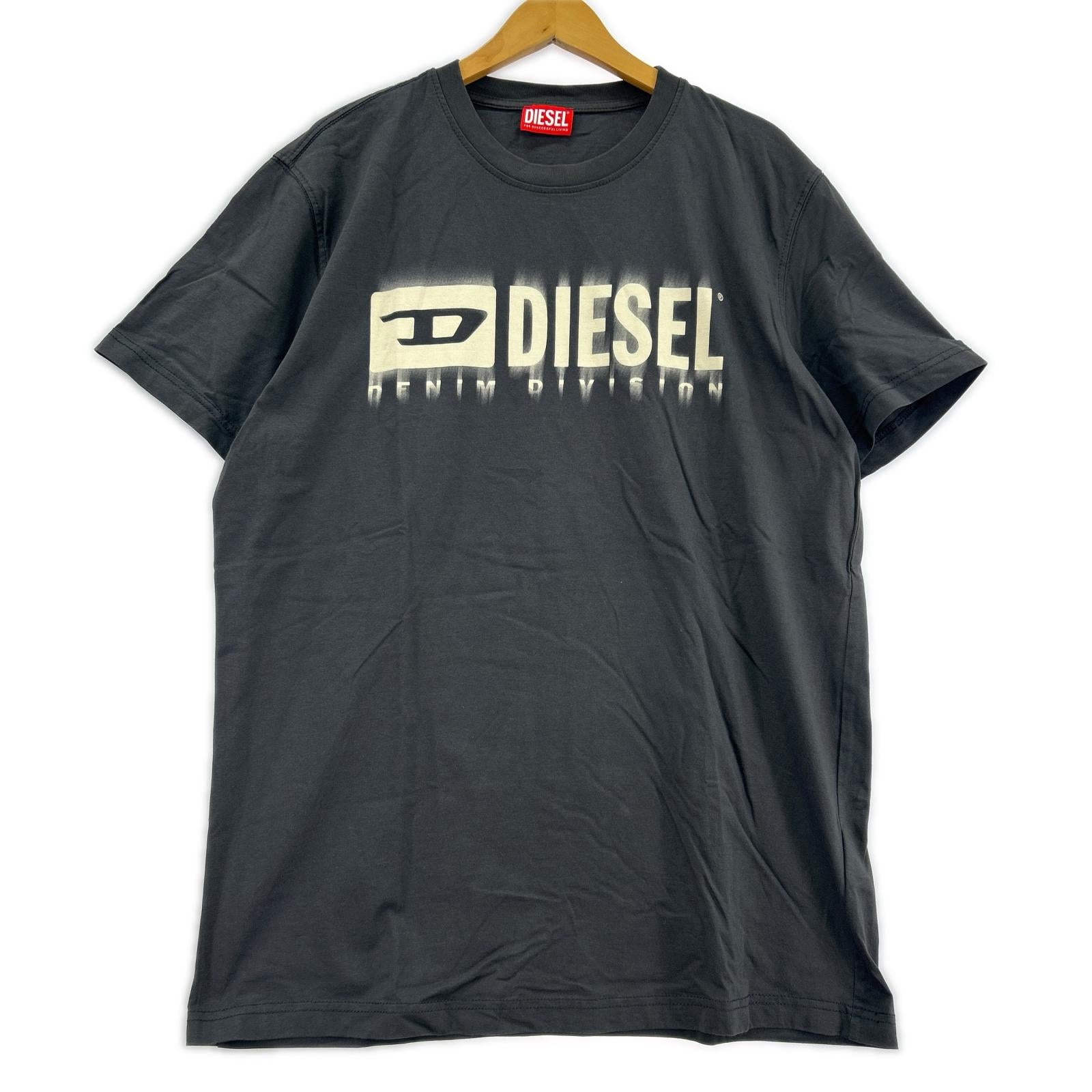 半袖Ｔシャツ smudged logo BLK ブラック