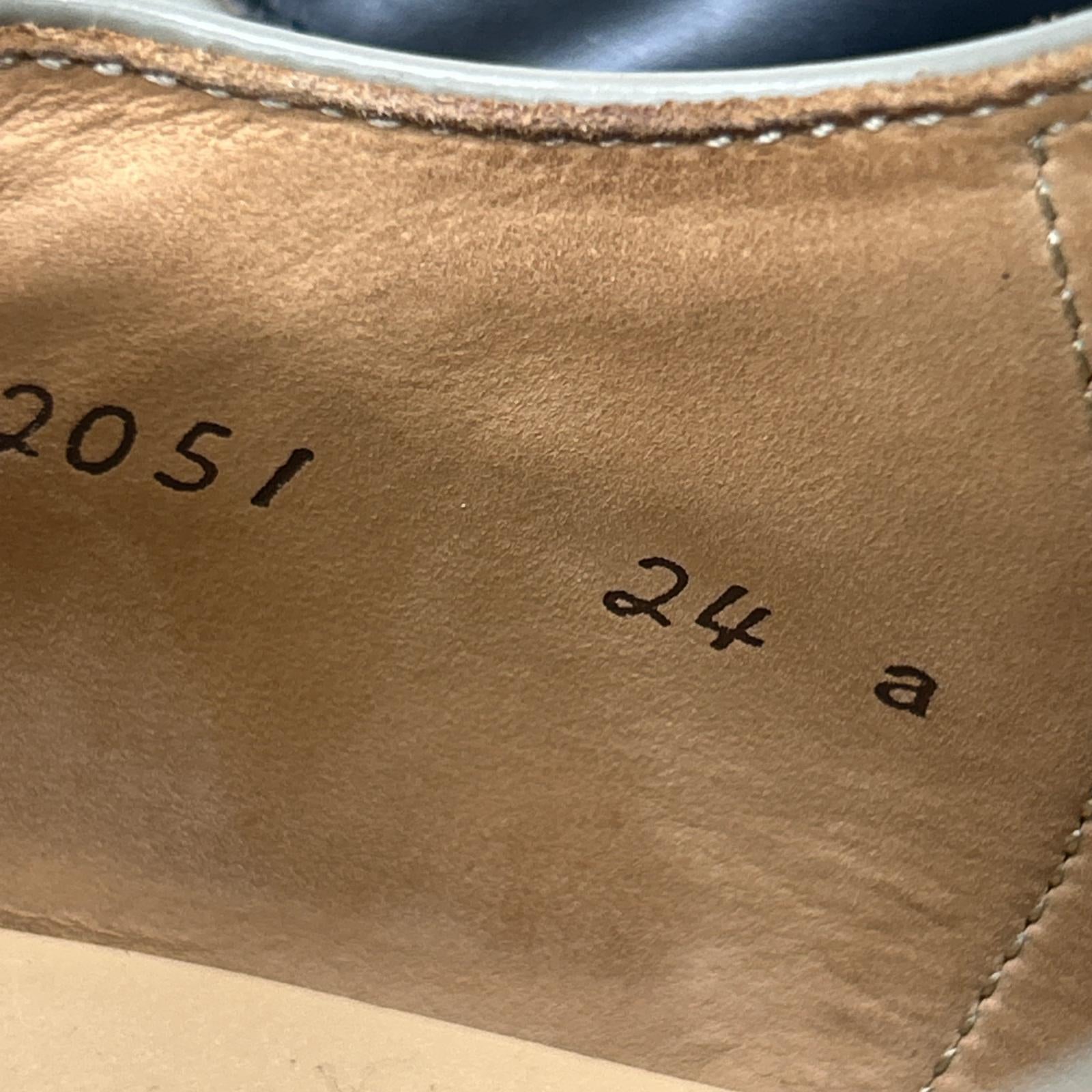 シューズ プレーントゥ 2トーン サドルシューズ 24.0cm 24cm (US6 UK5 1/2 EU38)