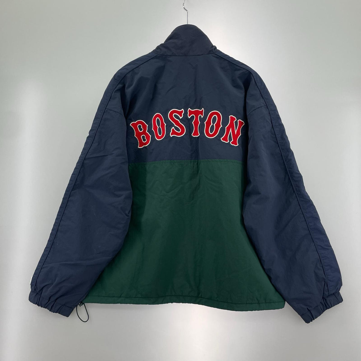 ブルゾン Perushu×MLB レッドソックス ナイロン ジャケット 紺 L L ネイビー