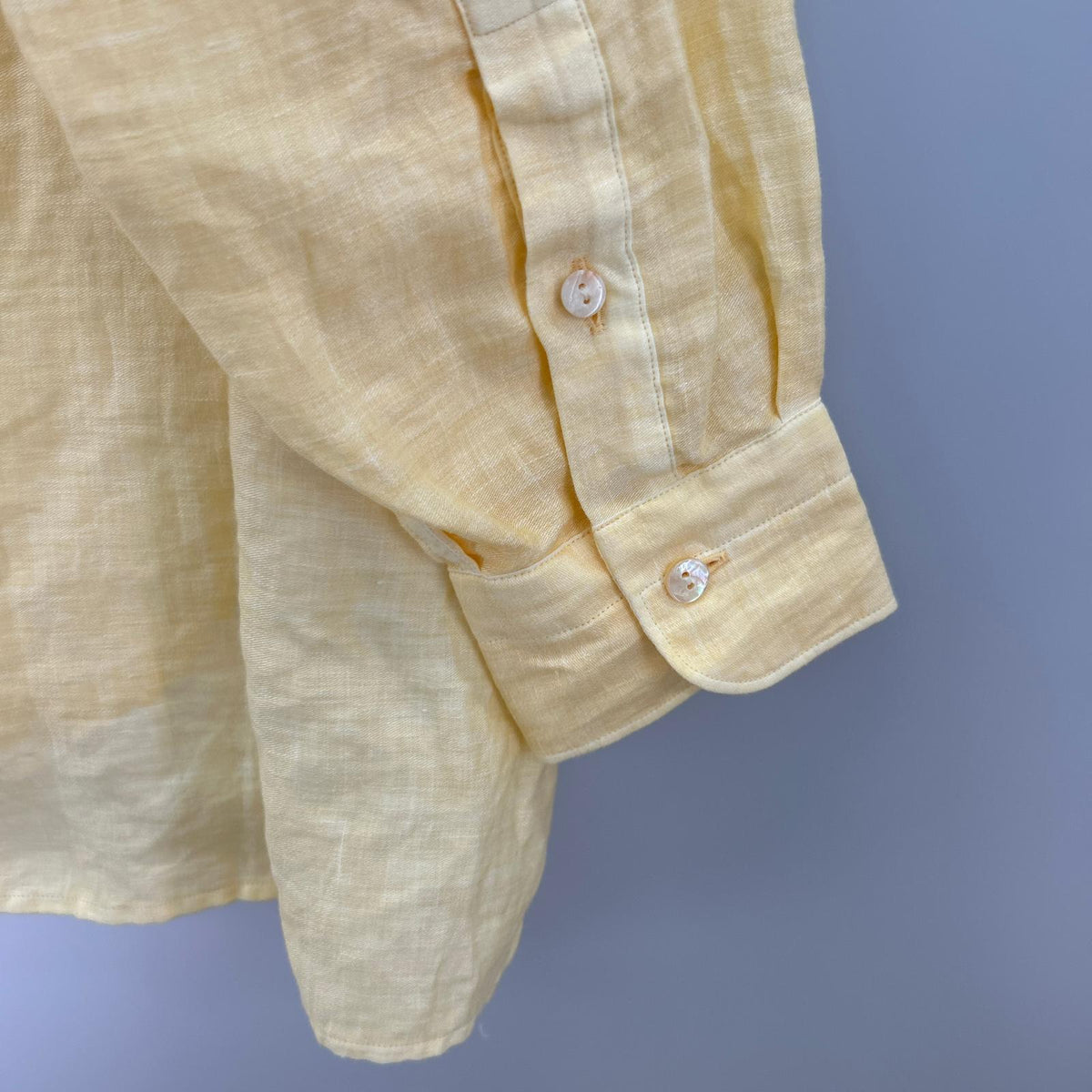 長袖シャツ MAATEE&SONS　モールスキンプルオーバーシャツ　26SS 2 イエロー