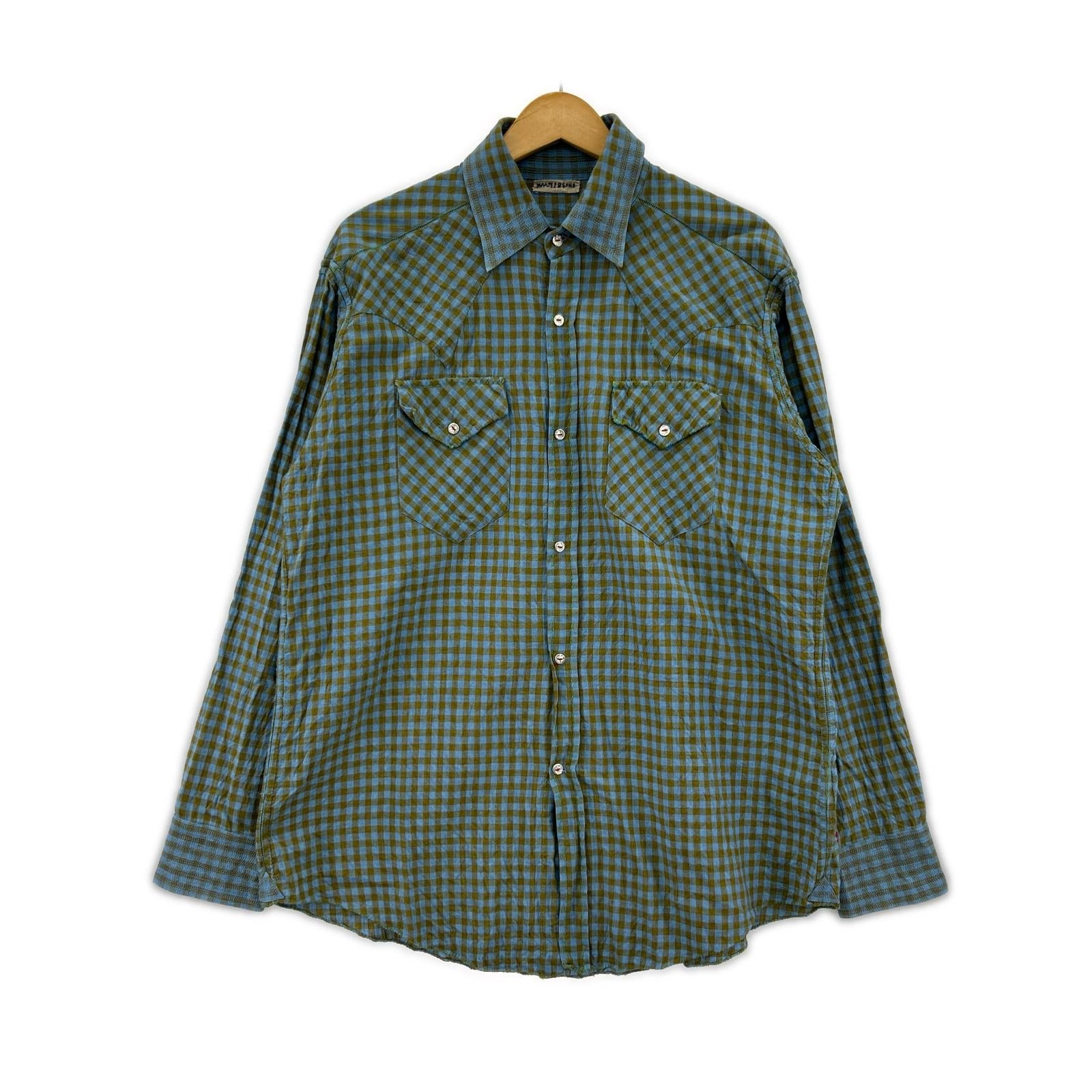 長袖シャツ MAATEE&SONS GUPTA WESTER チェックシャツ 2