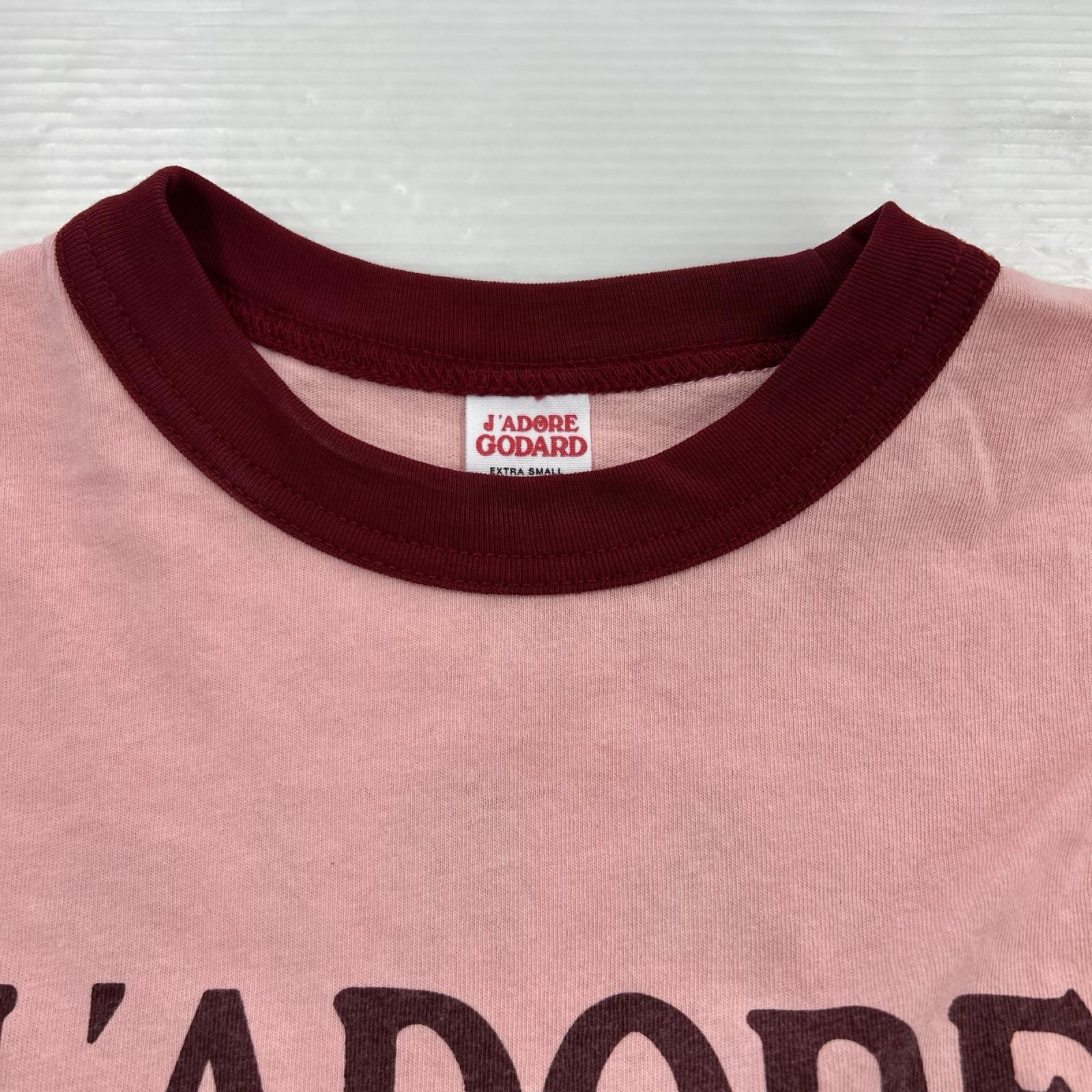 半袖Ｔシャツ j'adore godard Tｼｬﾂ ﾋﾟﾝｸ S ピンク