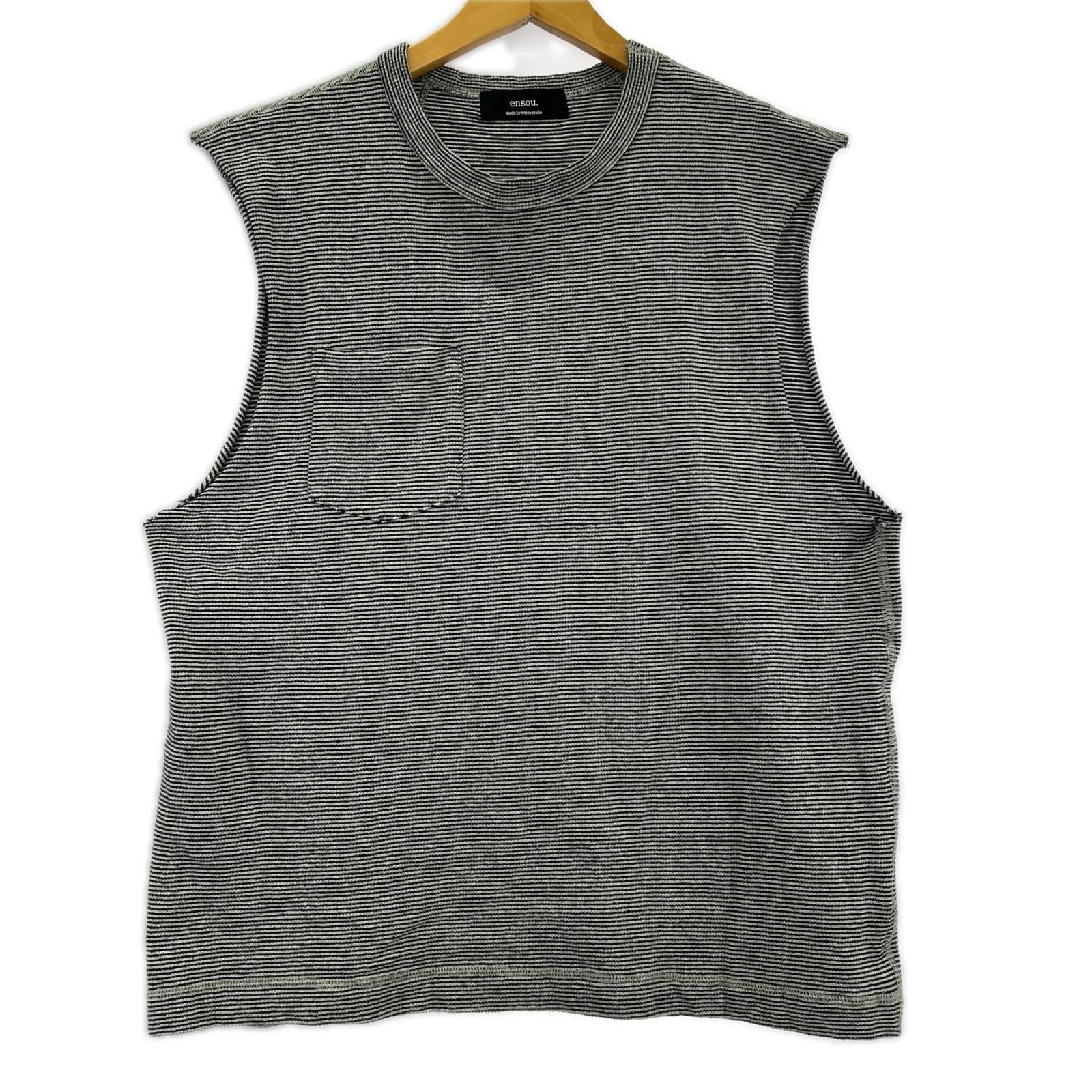 タンクトップ ENSOU　Right-pocketed Sleeveless M グレー