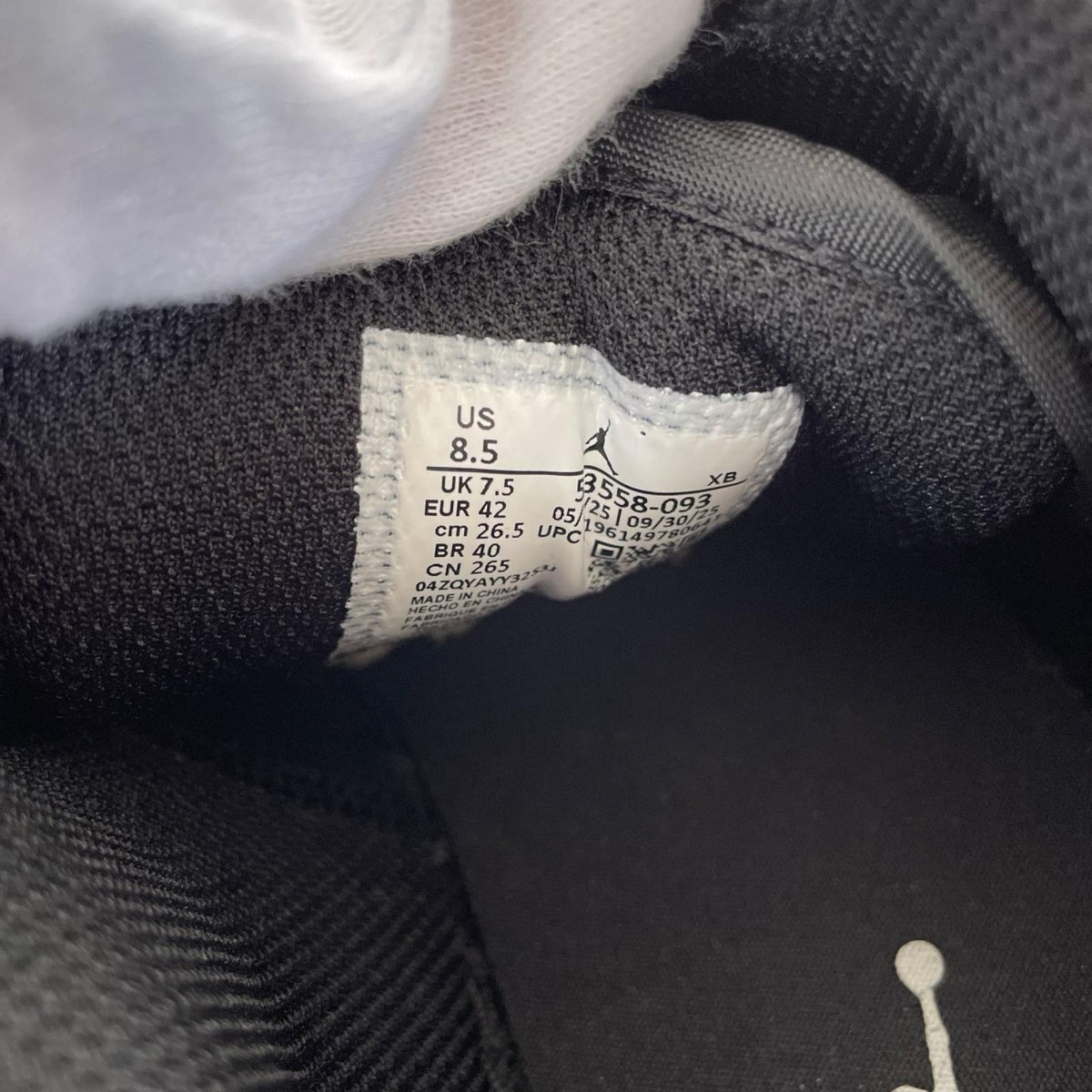 スニーカー NIKE Air Jordan 1 Low Triple Black 26.5cm (US8 1/2 UK8 EU43) ブラック
