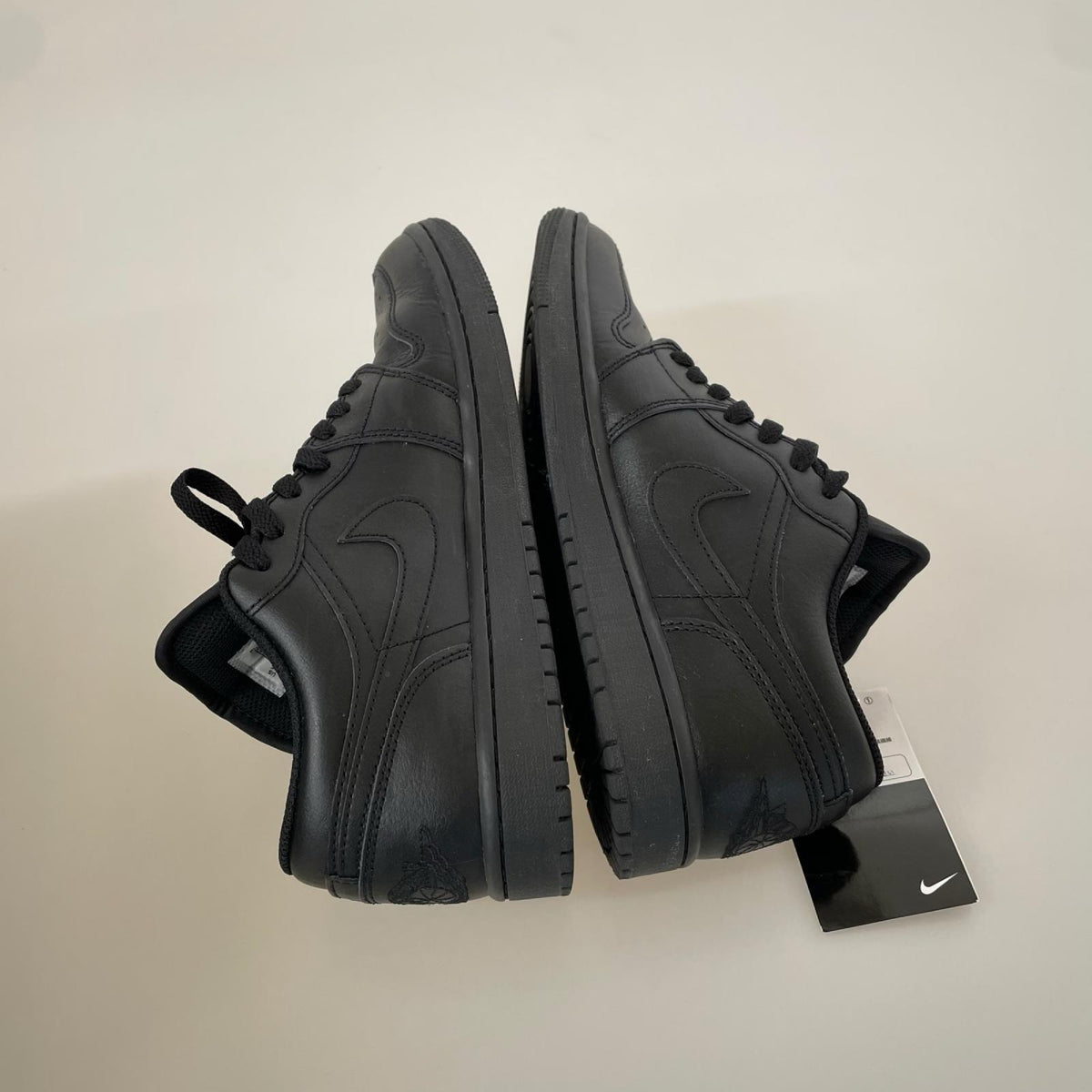 スニーカー NIKE Air Jordan 1 Low Triple Black 26.5cm (US8 1/2 UK8 EU43) ブラック
