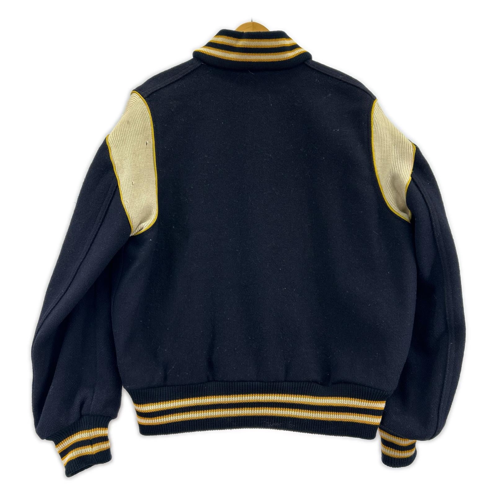 ジャケット 60s ウールスタジャン ネイビー