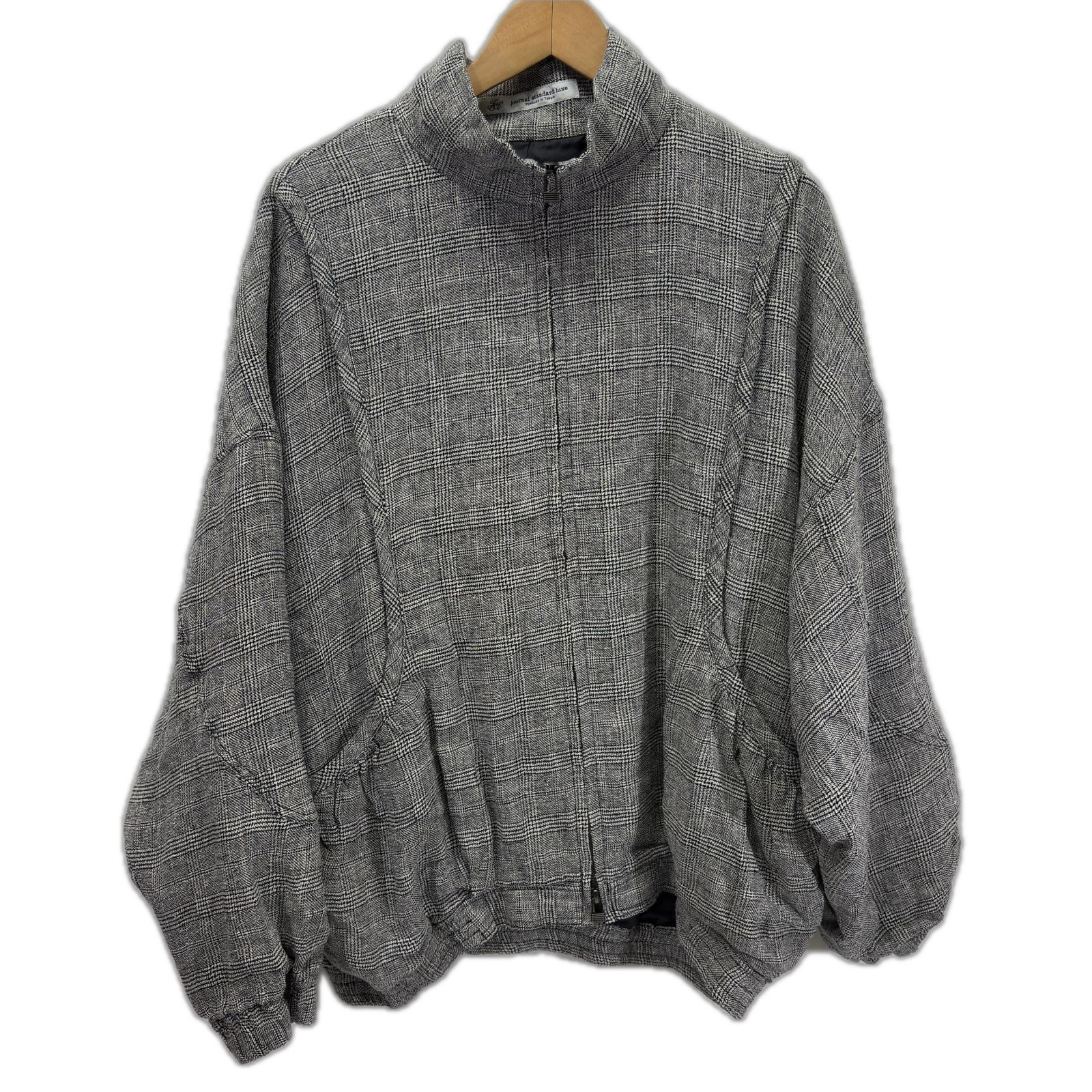 ブルゾン 25AW シルクMIXチェックブルゾン