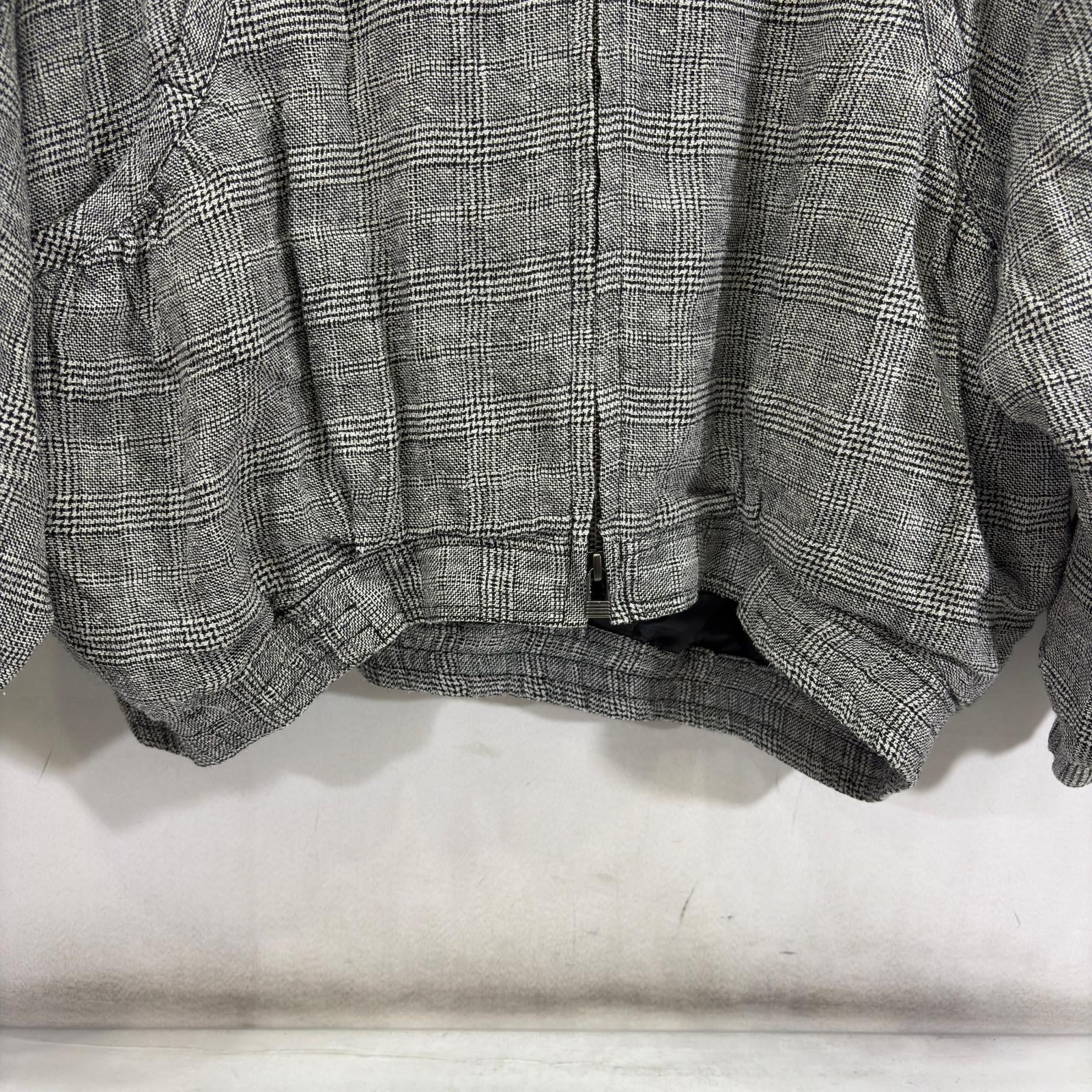ブルゾン 25AW シルクMIXチェックブルゾン