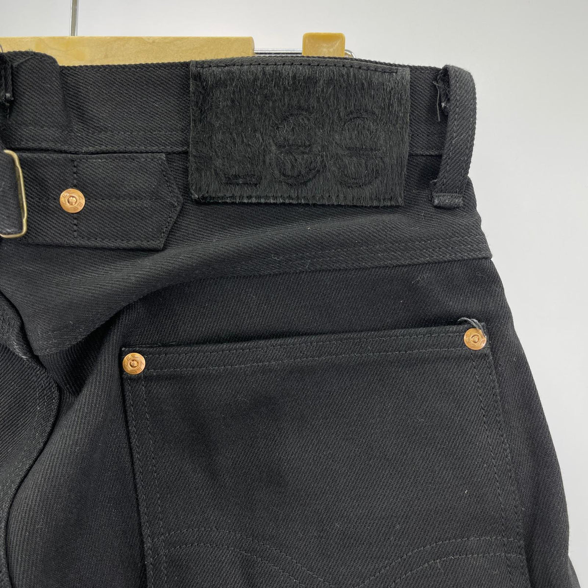 デニムパンツ COWBOY BLACK DENIM PANTS (30) 30 ブラック