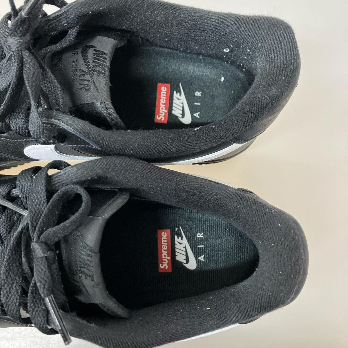 スニーカー AIR FORCE 1 LOW SP Black White 26.5cm (US8 1/2 UK8 EU43) ブラック