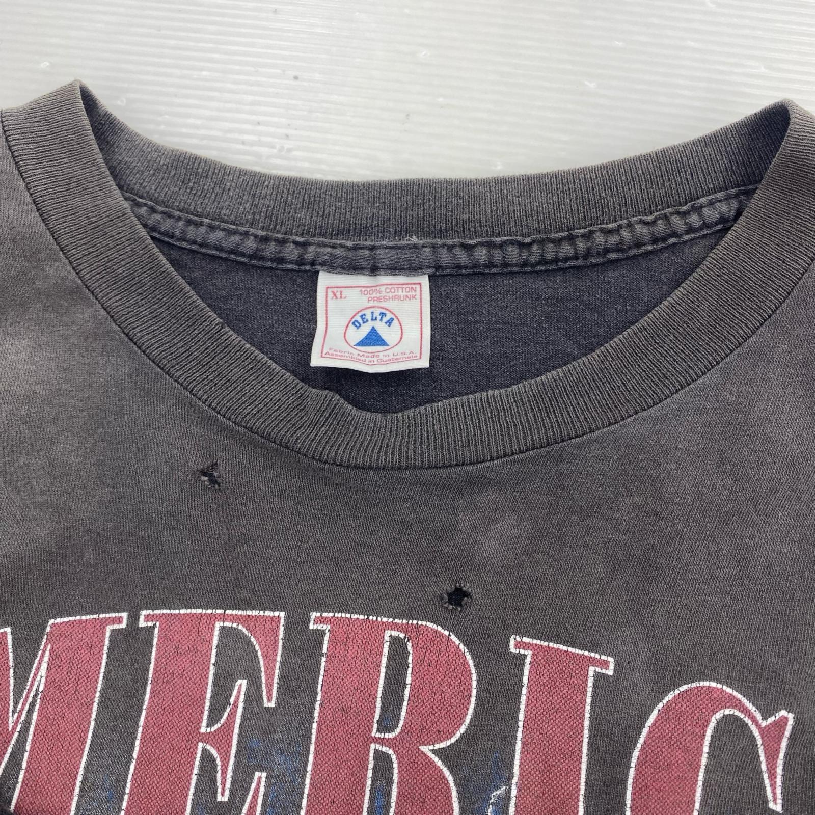 半袖Ｔシャツ 90s USA製 AMERICA 黒 ブラック