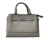 ハンドバッグ Reed Small Leather Satchel ベージュ グレー