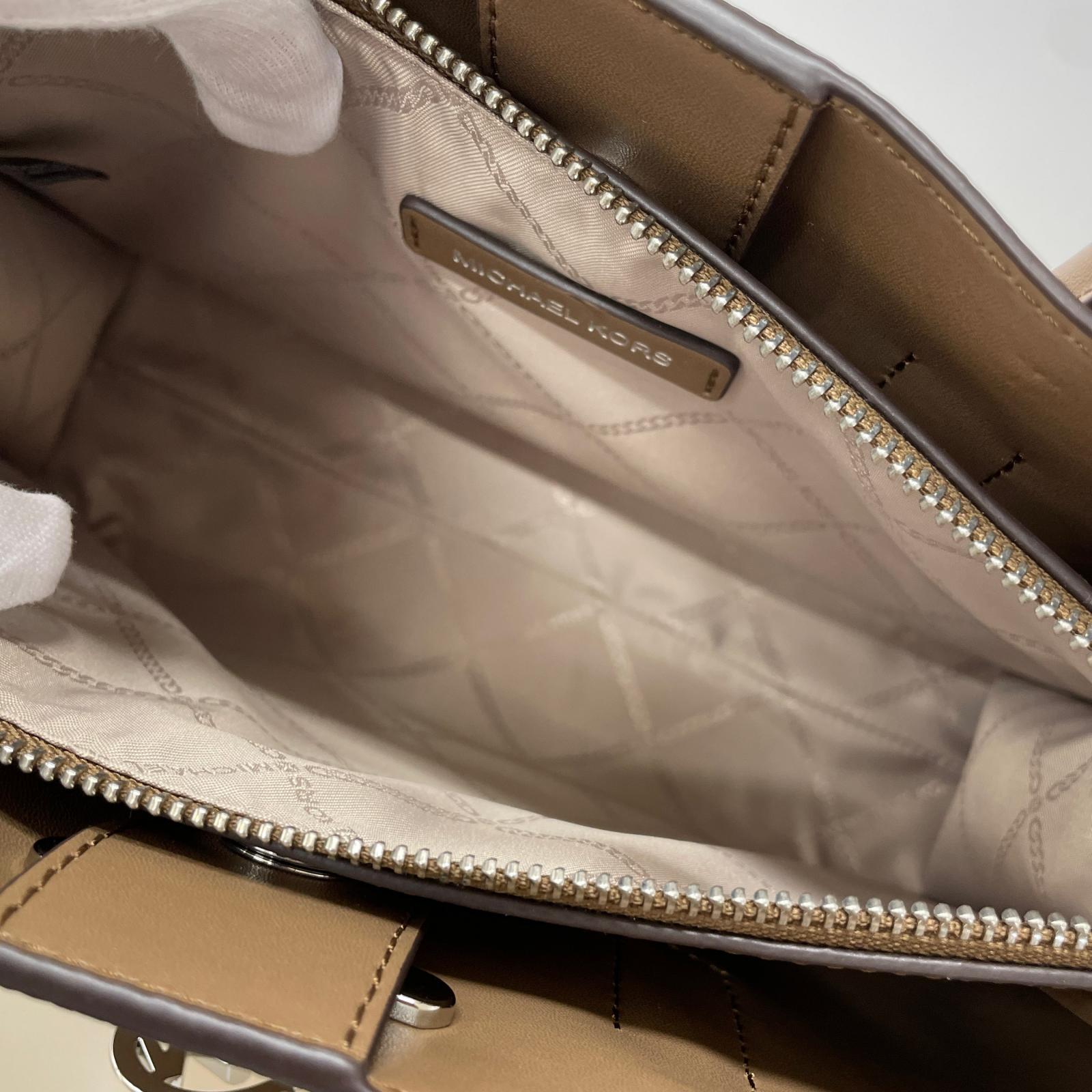 ハンドバッグ Ruthie Small Leather Satchel 茶 ブラウン