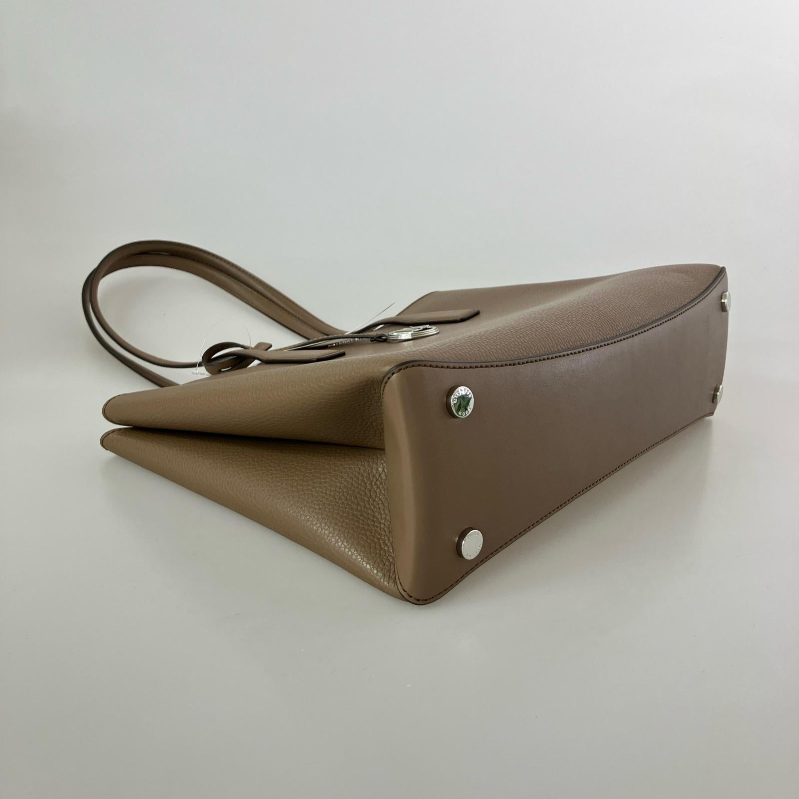 トートバッグ ruthie md tote leather 茶 ブラウン