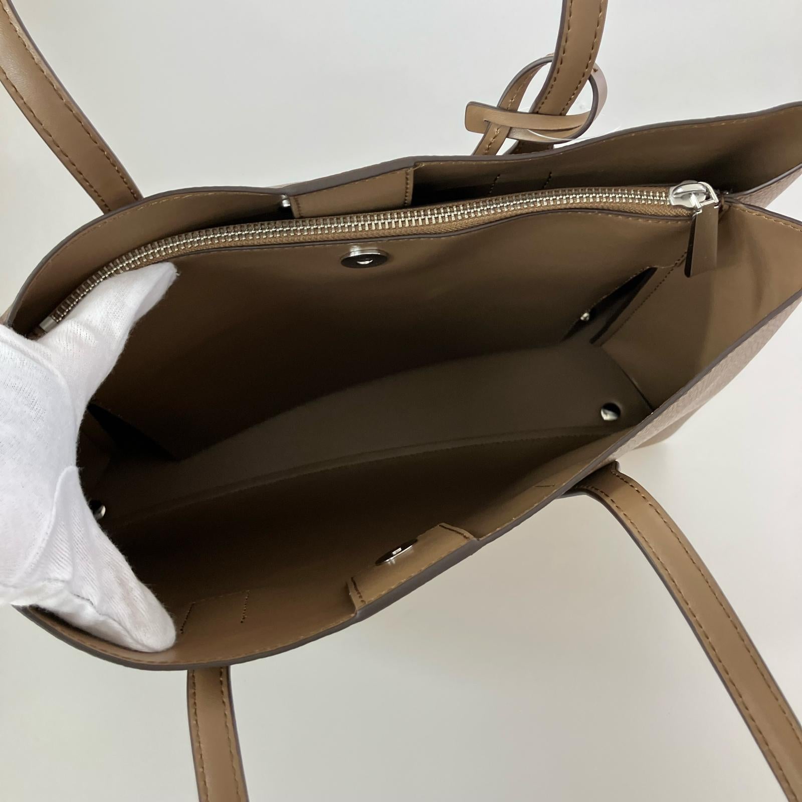 トートバッグ ruthie md tote leather 茶 ブラウン