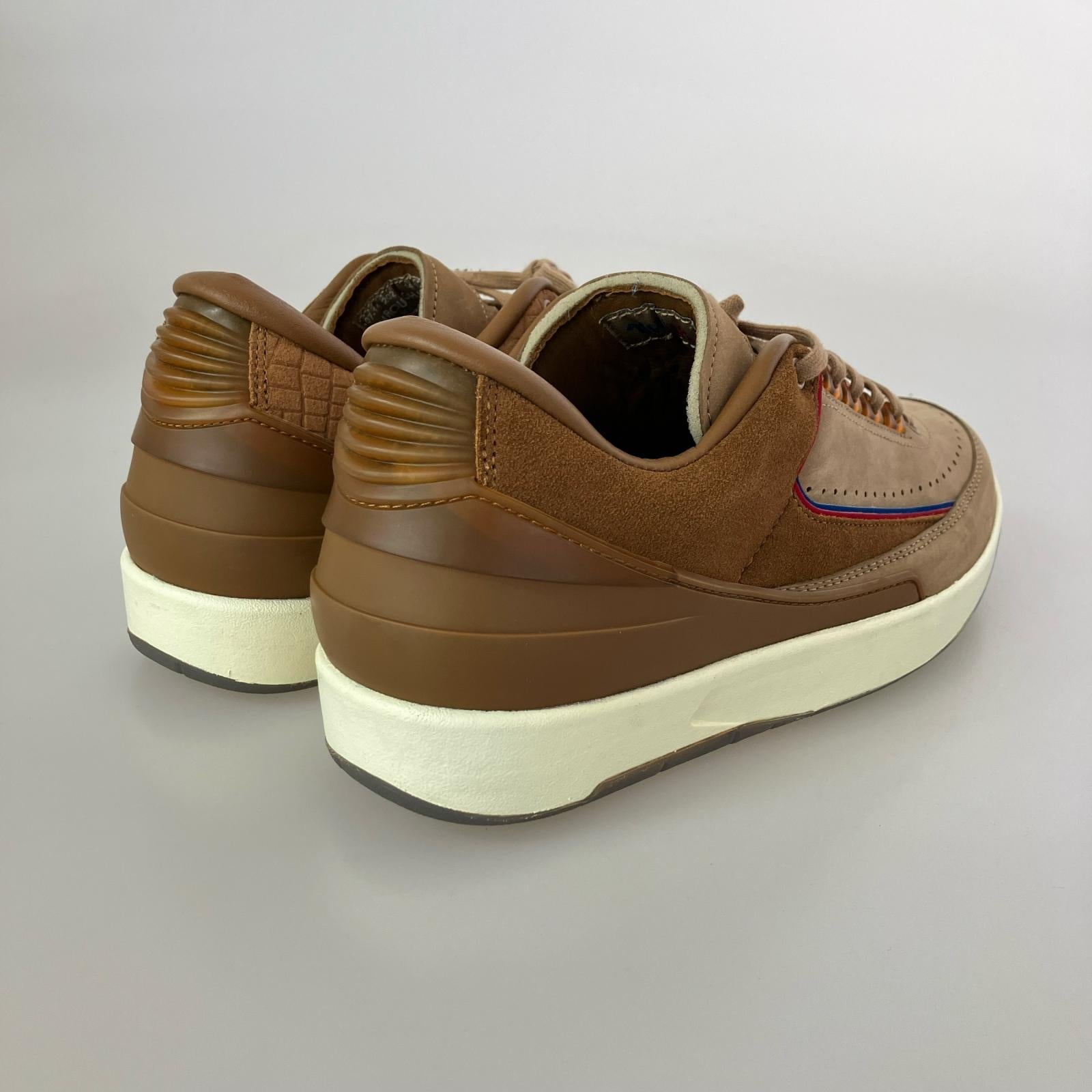 スニーカー ×Two 18/AIR JORDAN 2 RETRO LOW 28cm (US10 UK9 1/2 EU46) ブラウン