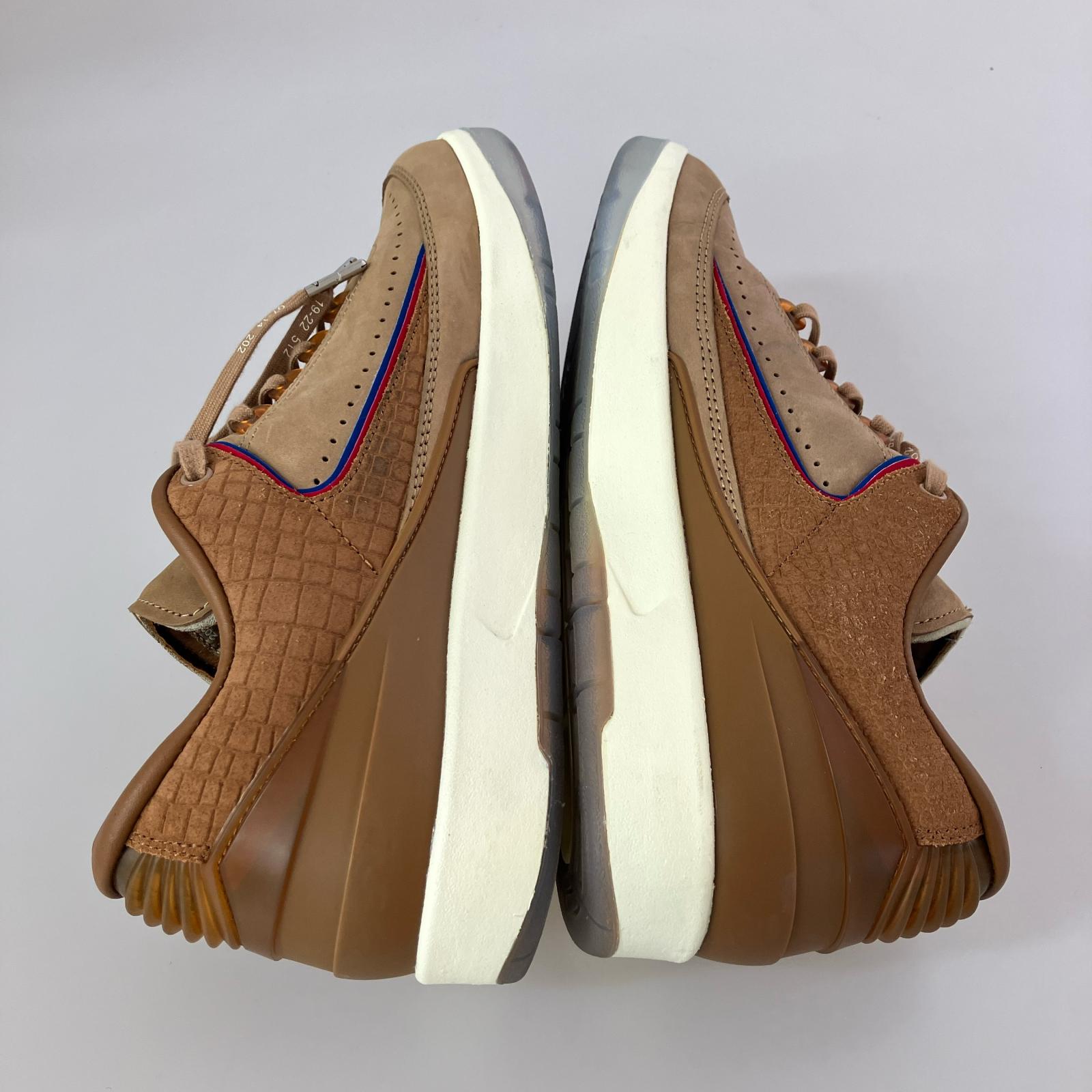 スニーカー ×Two 18/AIR JORDAN 2 RETRO LOW 28cm (US10 UK9 1/2 EU46) ブラウン