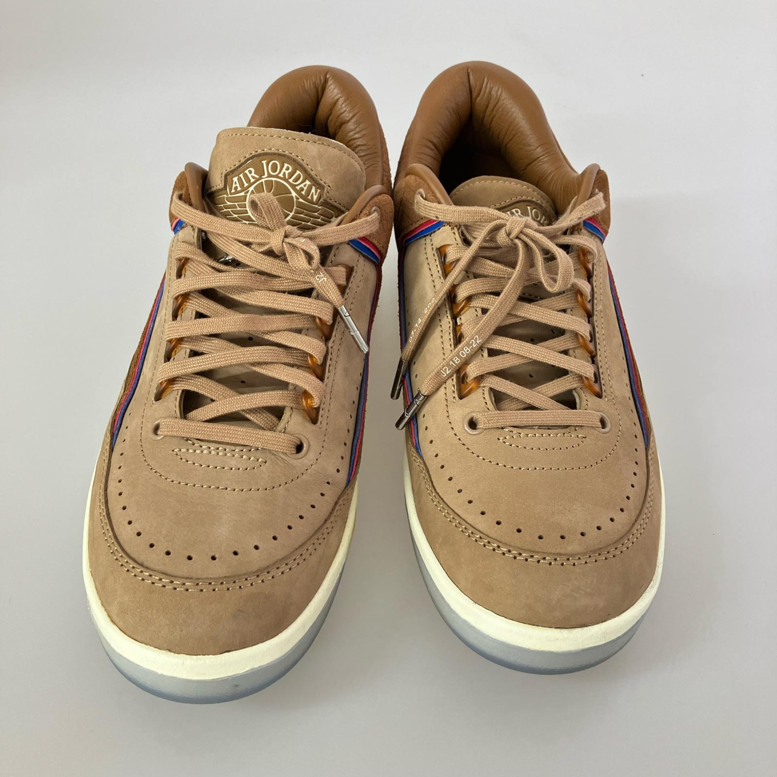 スニーカー ×Two 18/AIR JORDAN 2 RETRO LOW 28cm (US10 UK9 1/2 EU46) ブラウン