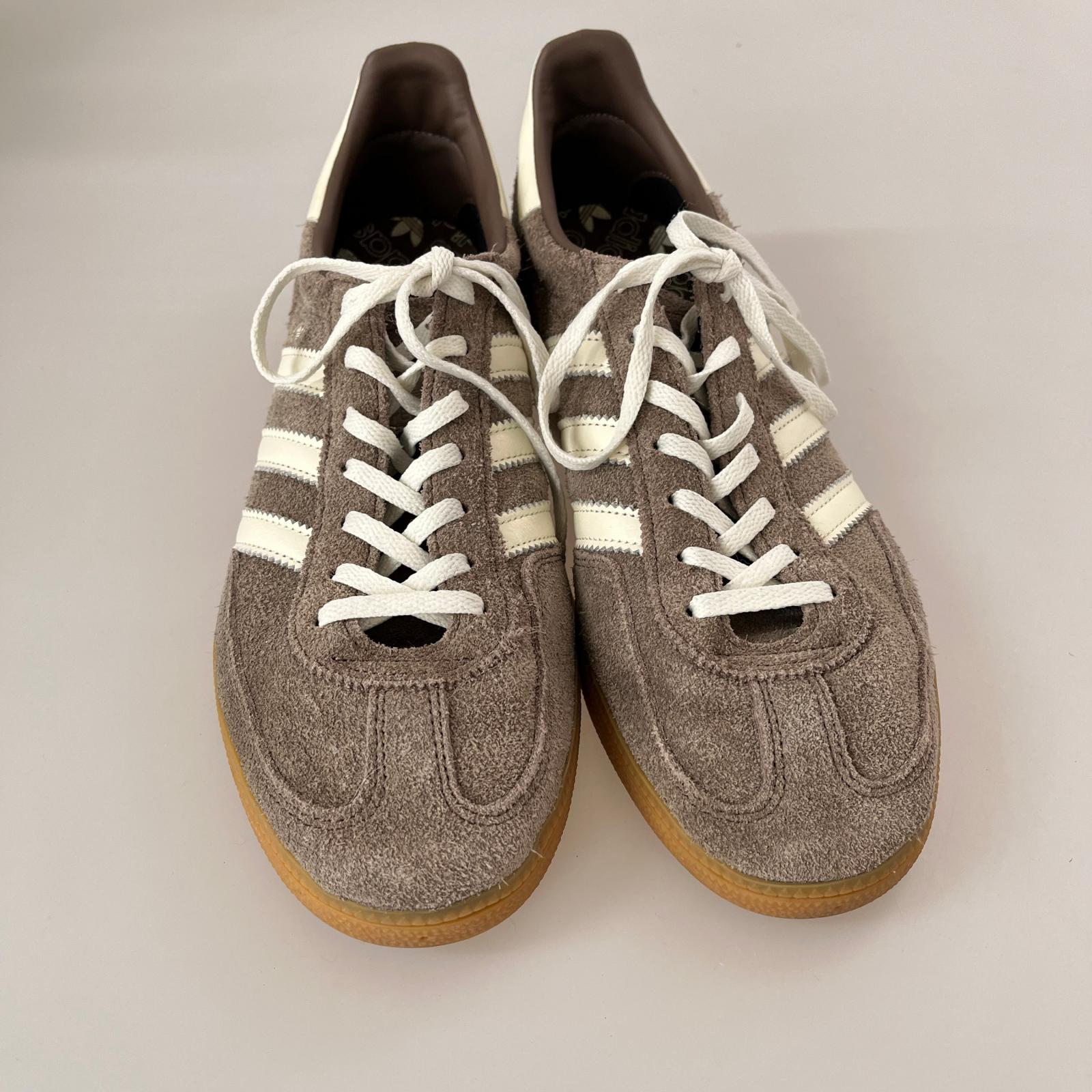 スニーカー adidas HANDBALL SPEZIAL ローカットスニーカー 27.5㎝ ブラウン 27.5cm (US9 1/2 UK9 EU45) ブラウン