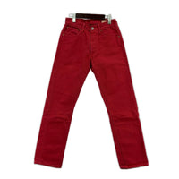 デニムパンツ ｶﾗｰﾃﾞﾆﾑﾊﾟﾝﾂ W30 115 レッド